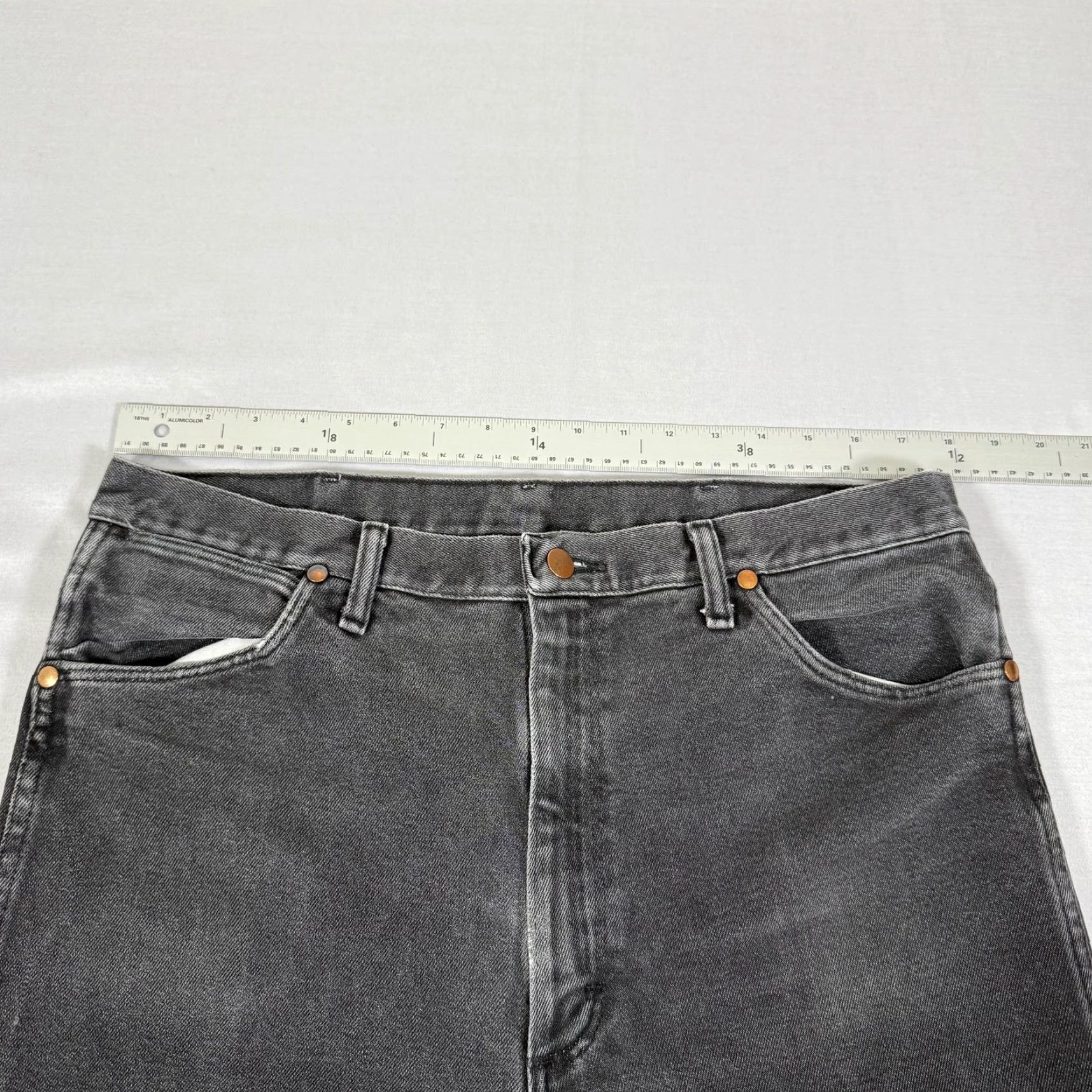 Wrangler Wrangler Jeans Mens 36x34 Black 938 Slim Fit Denim Pants Stretch Western Cowboy Size US 36 / EU 52 - 6 Thumbnail