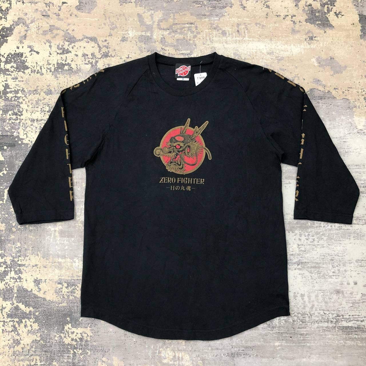Japanese Brand T400 JAPAN ZERO FIGHTER SUKAJAN YAKUZA TATTOO TEE Size US M / EU 48-50 / 2 - 2 Thumbnail