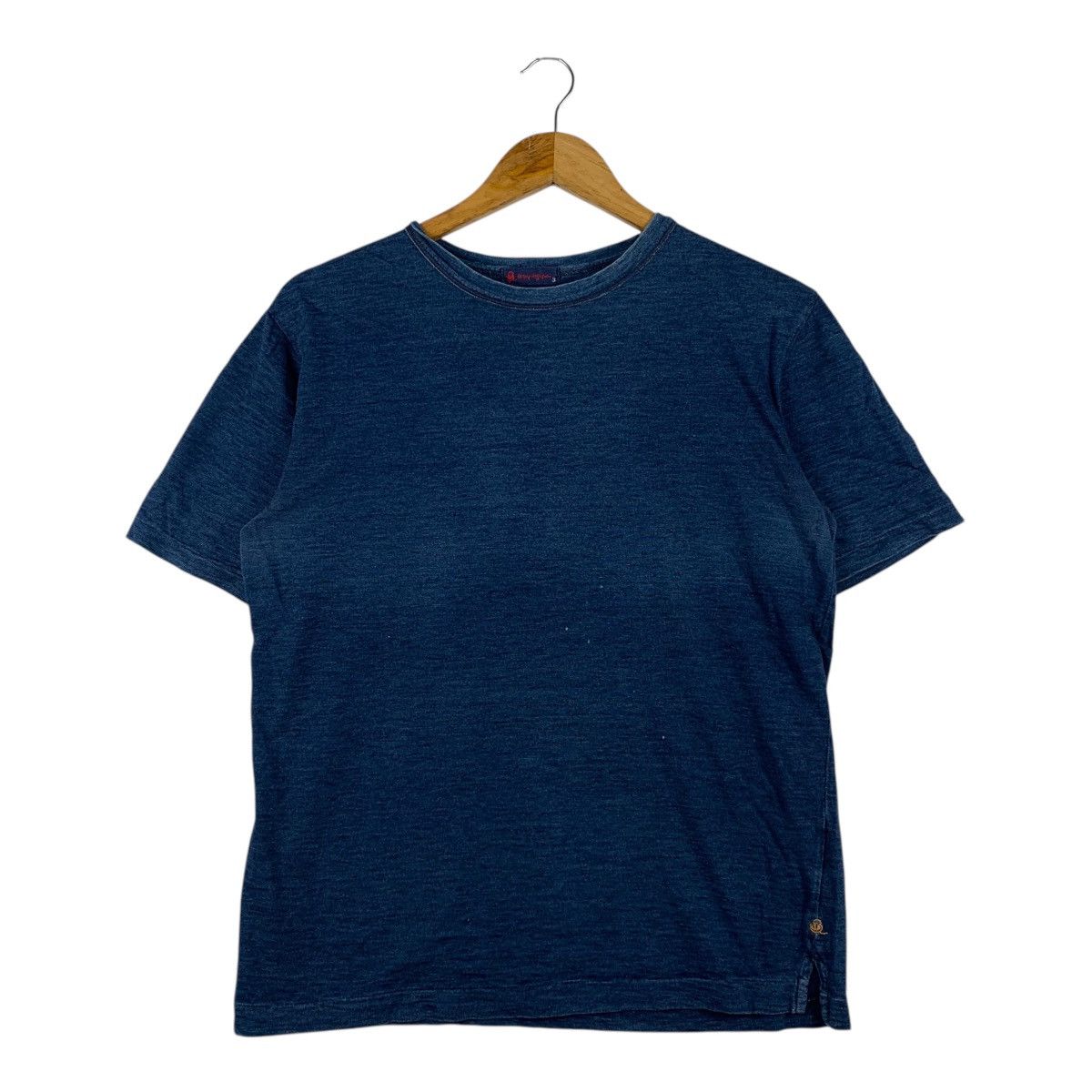45rpm × Japanese Brand × Vintage Vintage 45 RPM Japanese Brand Casualwear IndigoPlain T-Shirt Size US S / EU 44-46 / 1 - 1 Thumbnail