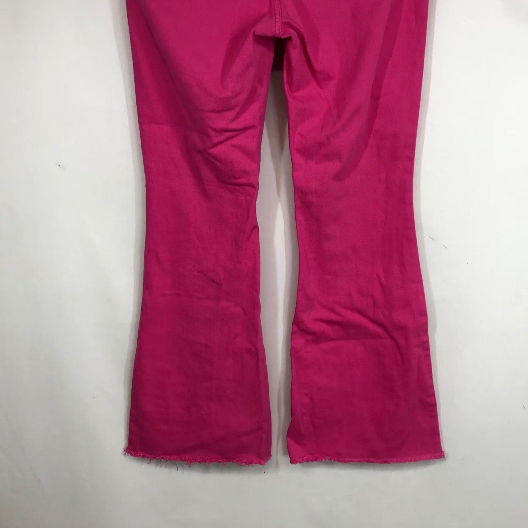 Vintage VINTAGE Judy Blue Jeans 15 32 High Rise Flare Denim Pink 70s Retro Boho Barbiecore Womens Jeans Size 36" / US 14 / IT 50 - 6 Thumbnail