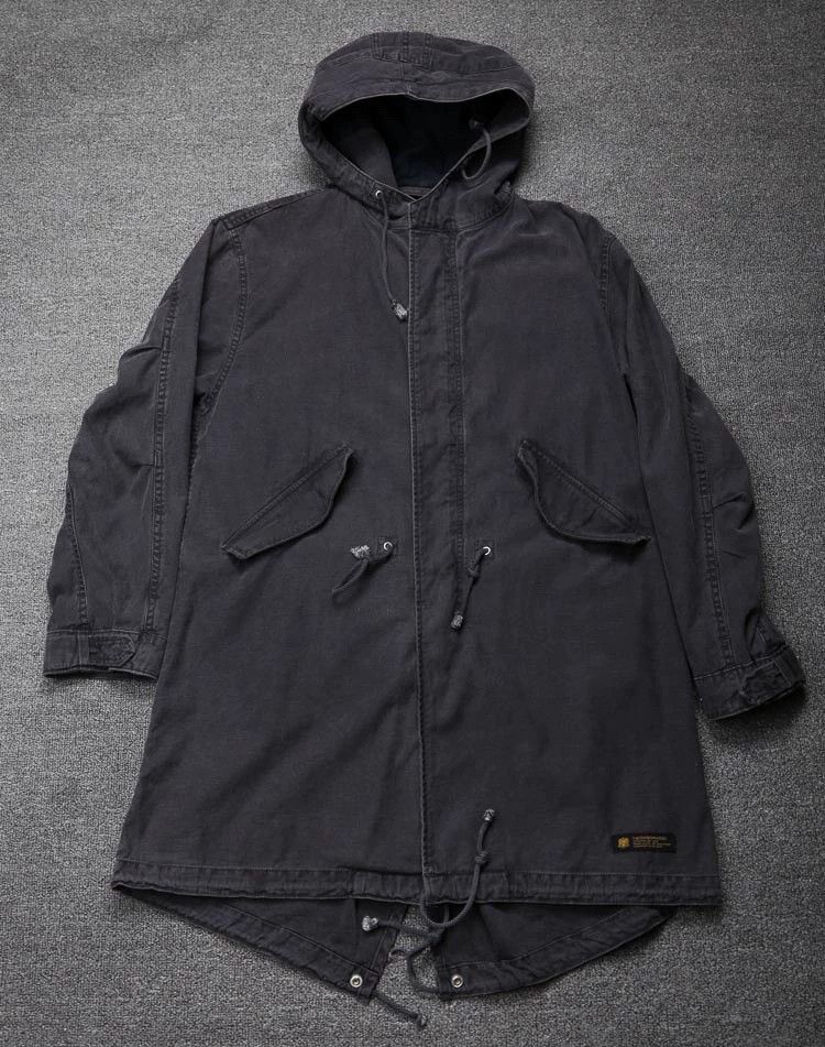 Neighborhood NEIGHBORHOOD M-51 Waxed Coat Black S - dmc Size US S / EU 44-46 / 1 - 1 Thumbnail