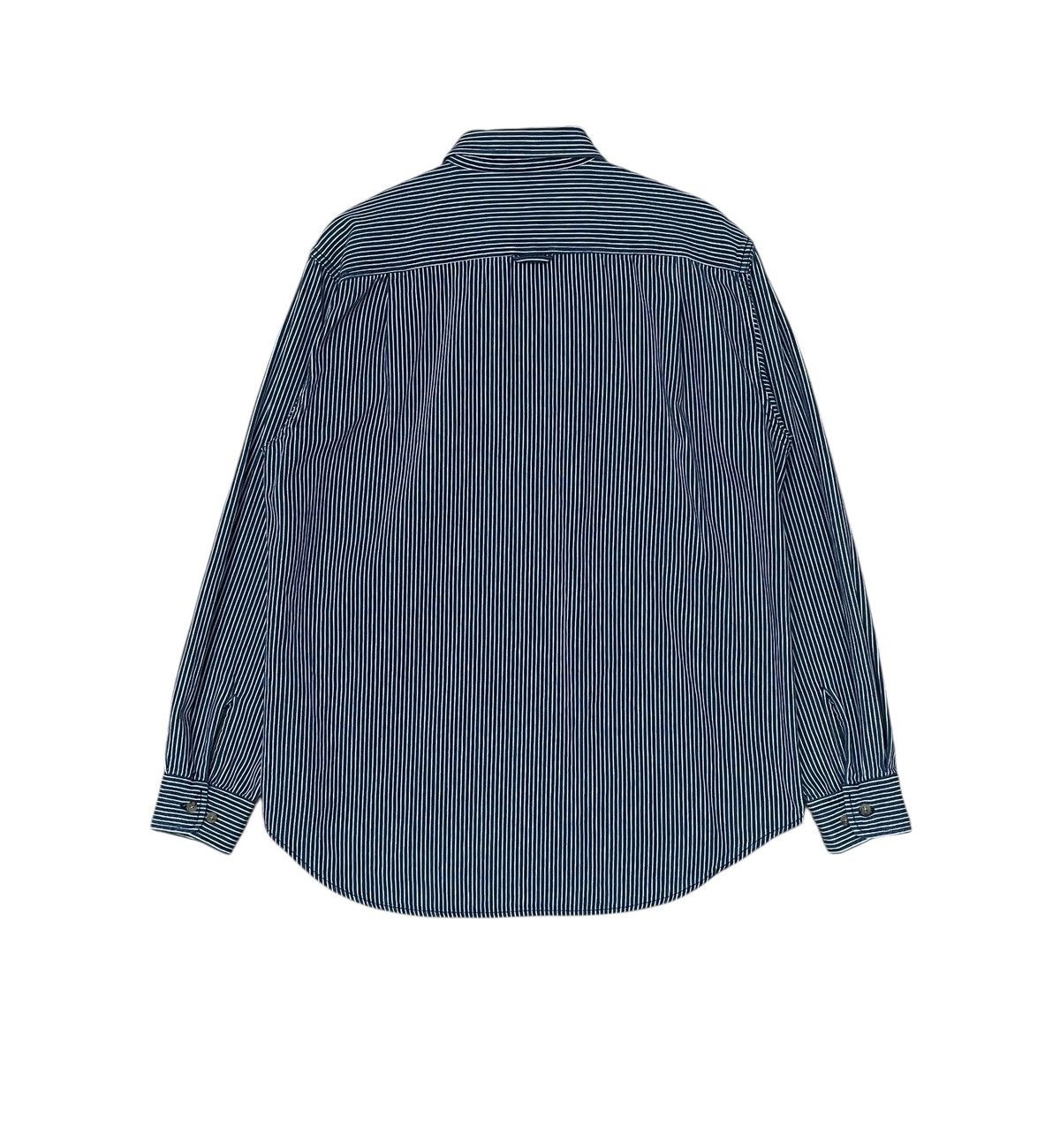 Japanese Brand × Vintage Vintage Brand Denim Chick Half Zipper Hickory Shirt 1990s Size US L / EU 52-54 / 3 - 2 Thumbnail