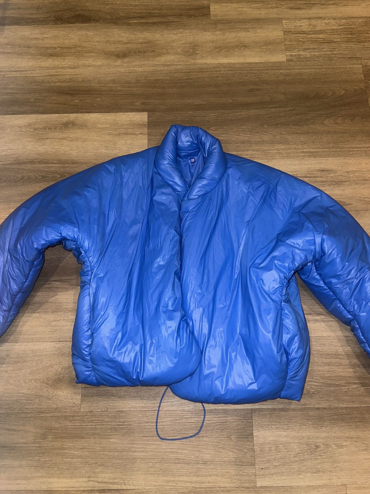 image of Yeezy Gap Round Jacket in Blue, Men's (Size Medium)