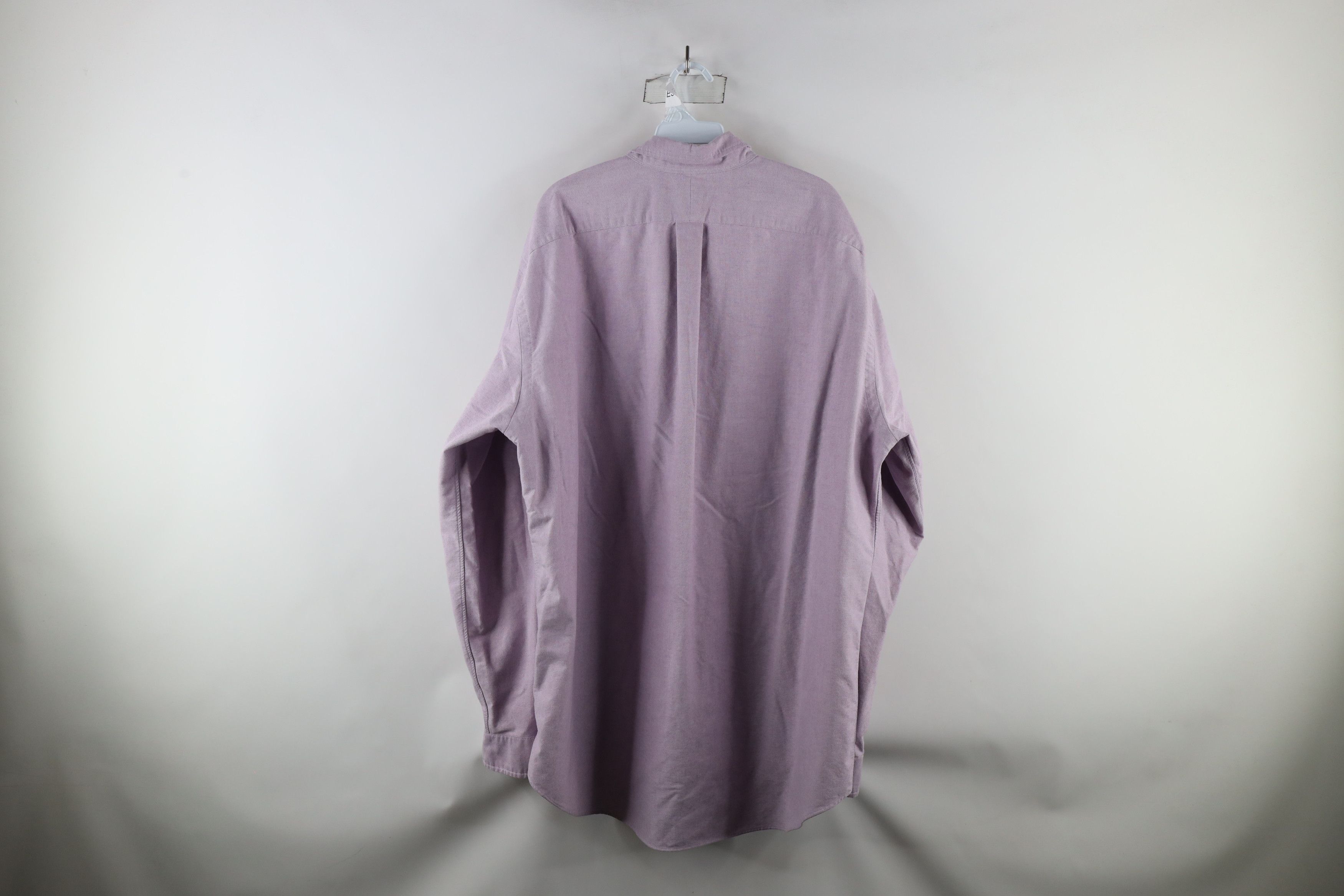 Ralph Lauren × Vintage Vintage 90s Ralph Lauren Fit Oxford Button Down Shirt Purple Size US XL / EU 56 / 4 - 8 Thumbnail