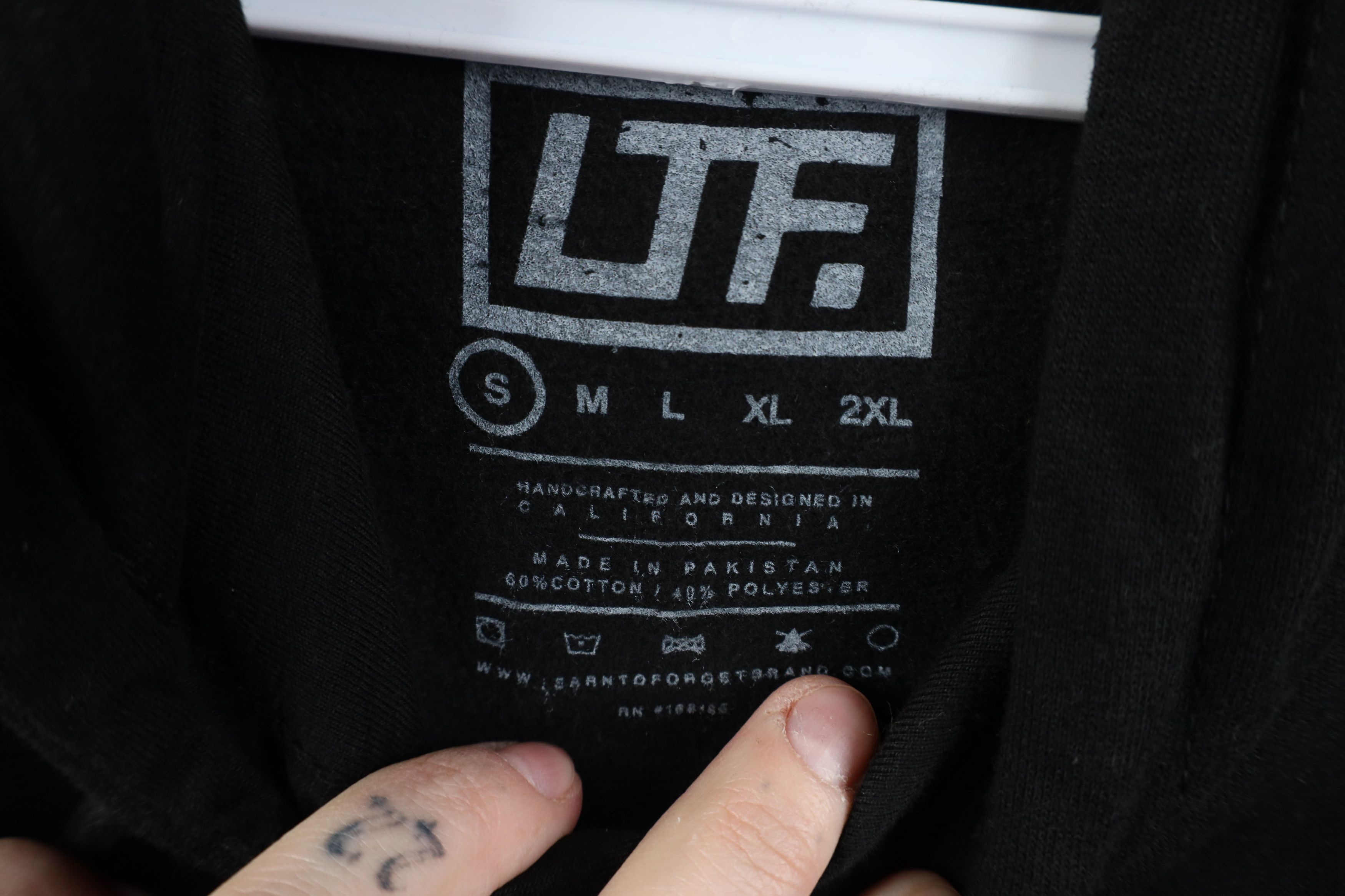 Vintage Deadstock Vintage Y2K Streetwear Forget Co Hoodie Sweatshirt Size S / US 4 / IT 40 - 6 Thumbnail