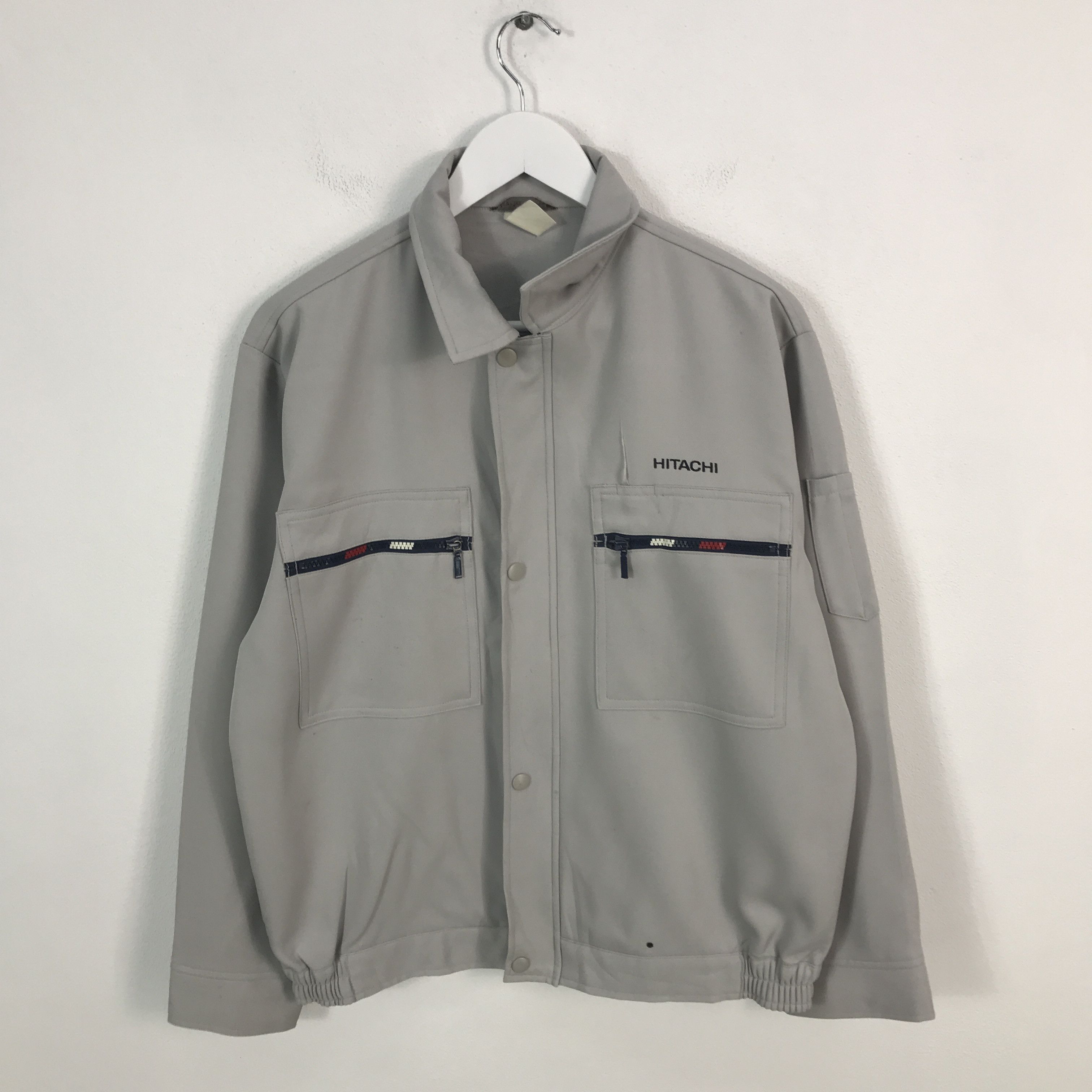 Japanese Brand × Vintage Rare Vintage hitachi work uniform japan jacket Size US L / EU 52-54 / 3 - 1 Thumbnail
