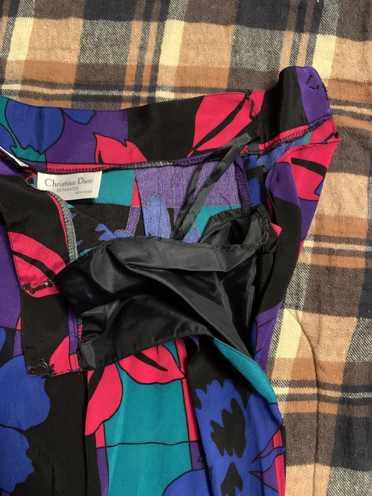 Christian Dior Monsieur 80’s Christian Dior Petites Vintage Top & Pants Size XS / US 0-2 / IT 36-38 - 8 Thumbnail
