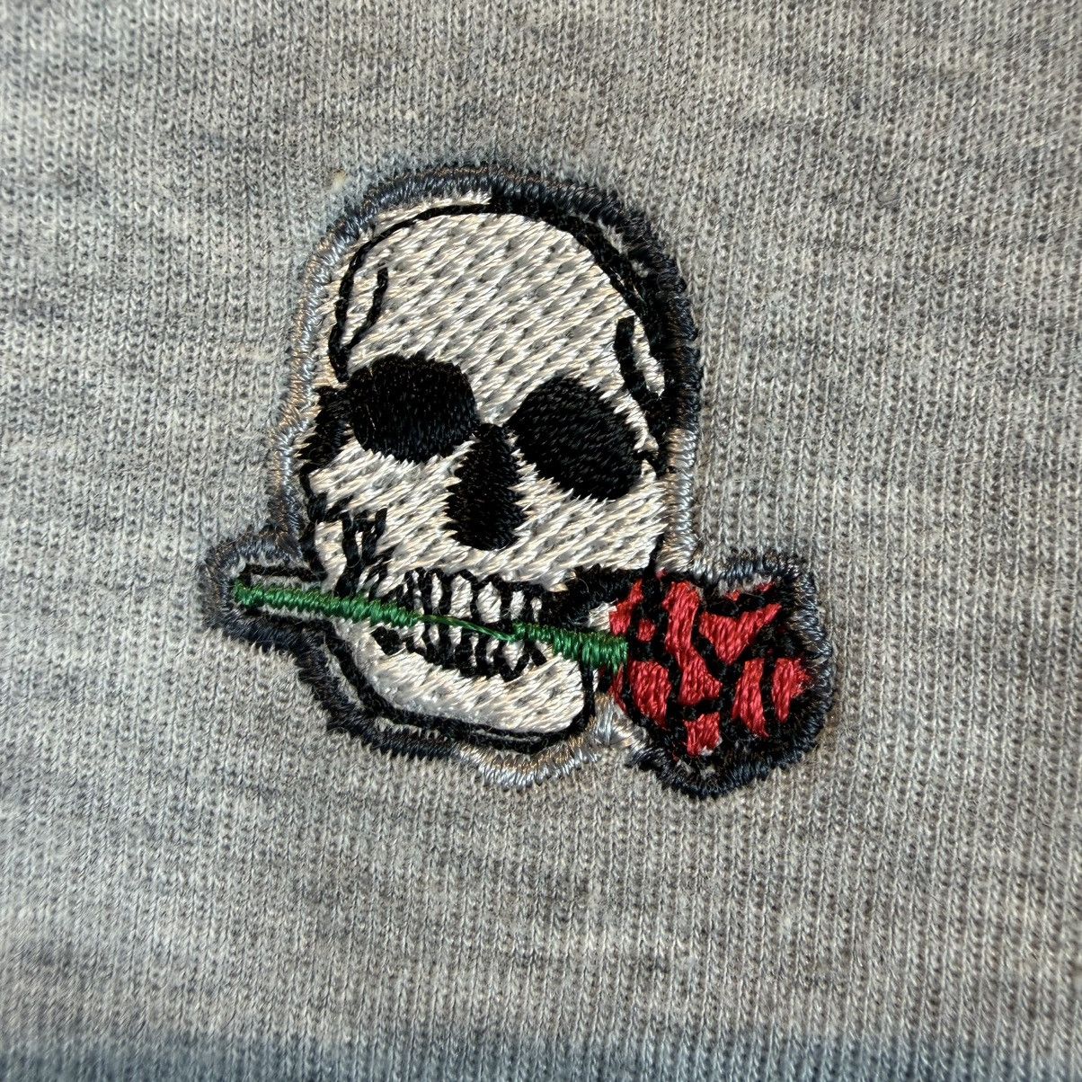 Robert Graham Robert Graham Gray Skull Embroidered Full Zip Hoodie Size US M / EU 48-50 / 2 - 2 Thumbnail