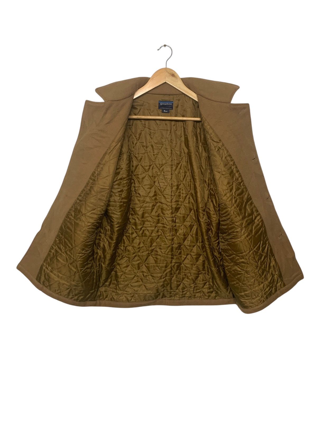 Sergio Tacchini × Vintage Vintage 90's Sergio Tacchini Full Button Down Wool Jacket Size US L / EU 52-54 / 3 - 4 Thumbnail