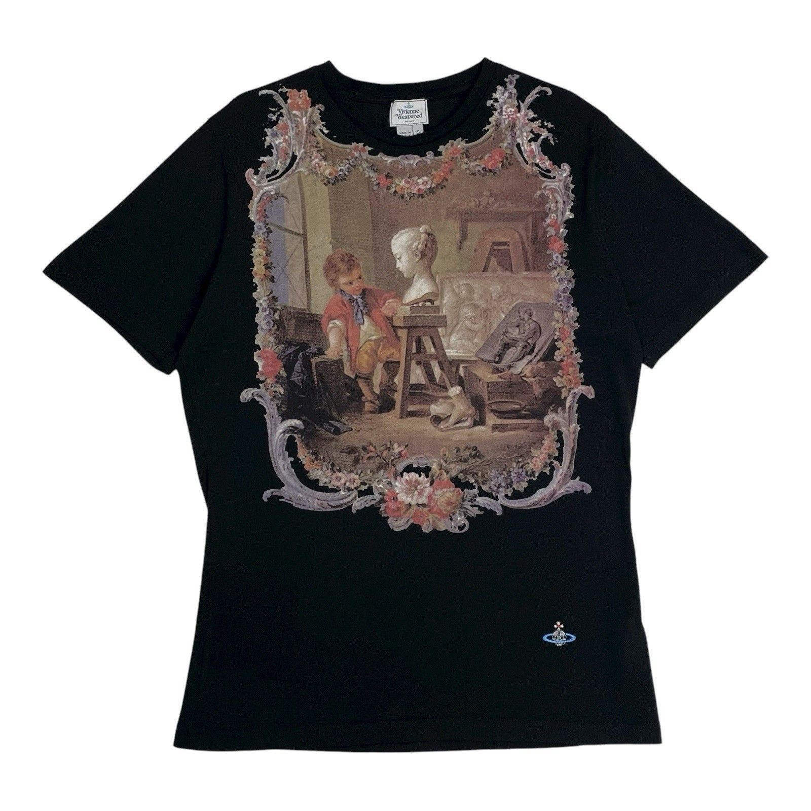 Vivienne Westwood Vivienne Westwood Sculpture Boy Boucher Painting T-Shirt S Size US S / EU 44-46 / 1 - 1 Thumbnail