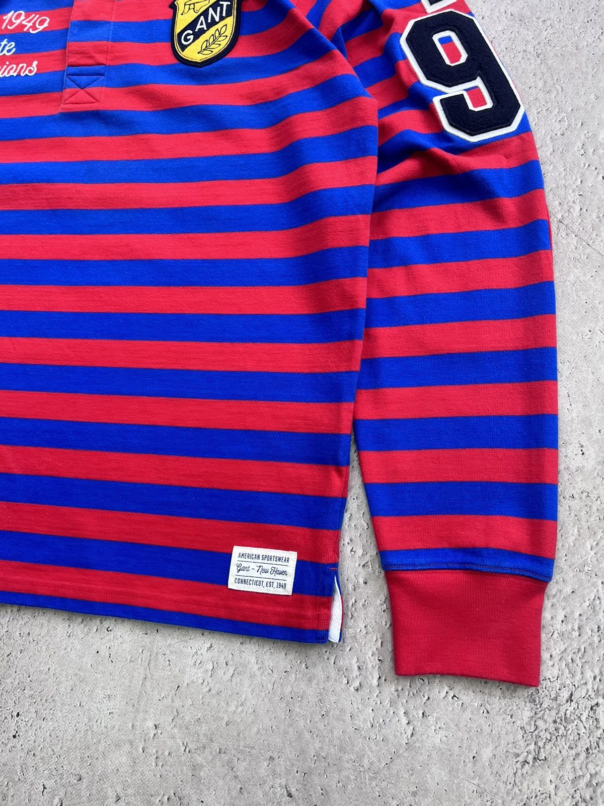 Gant × Vintage Vintage Gant Rugby Long Sleeve Polo RALPH 90s Size US XL / EU 56 / 4 - 3 Thumbnail