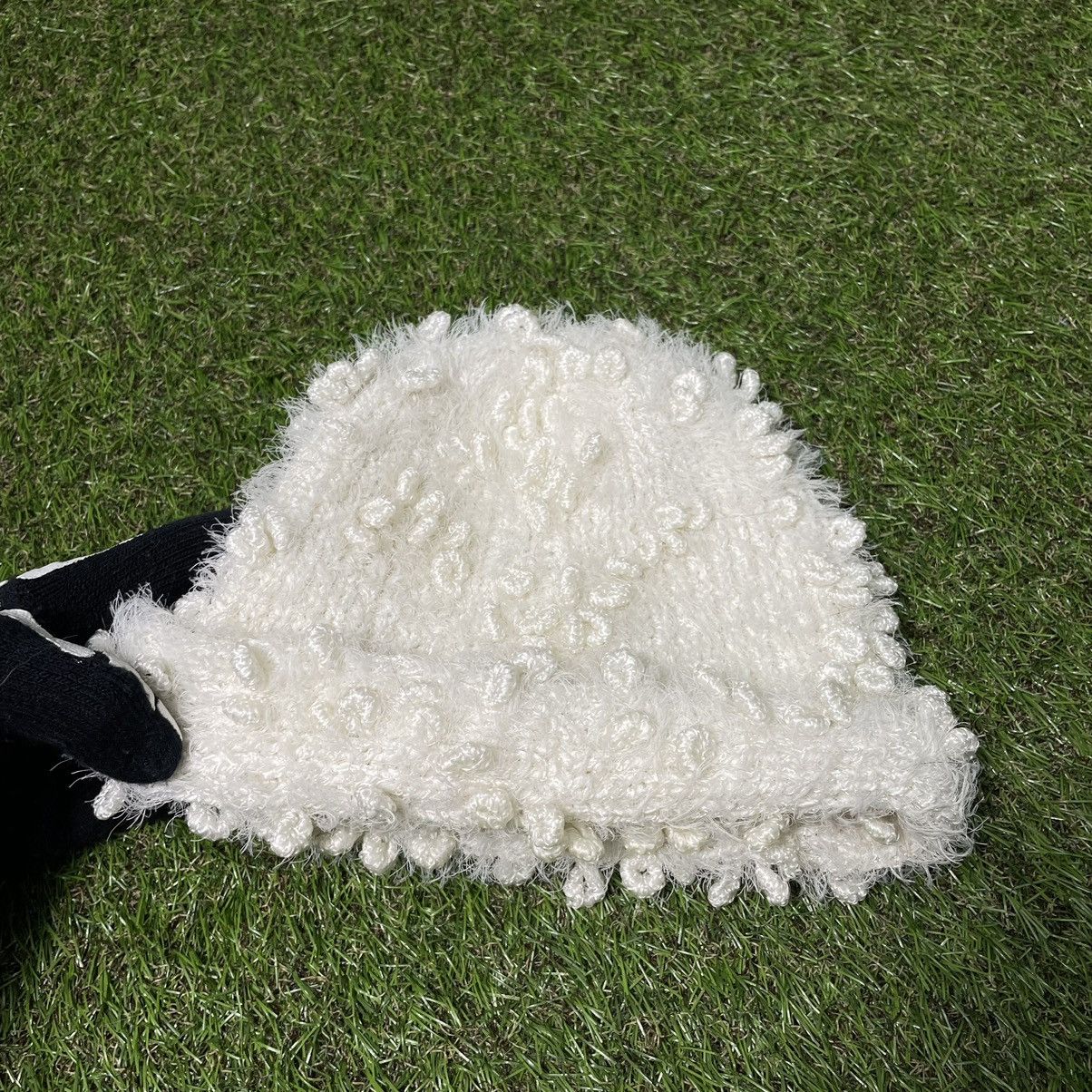 Vintage Vintage Y2K Fuzzy Beanie Mohair Alt Streetwear Baggy Boxy OS Size ONE SIZE - 2 Thumbnail