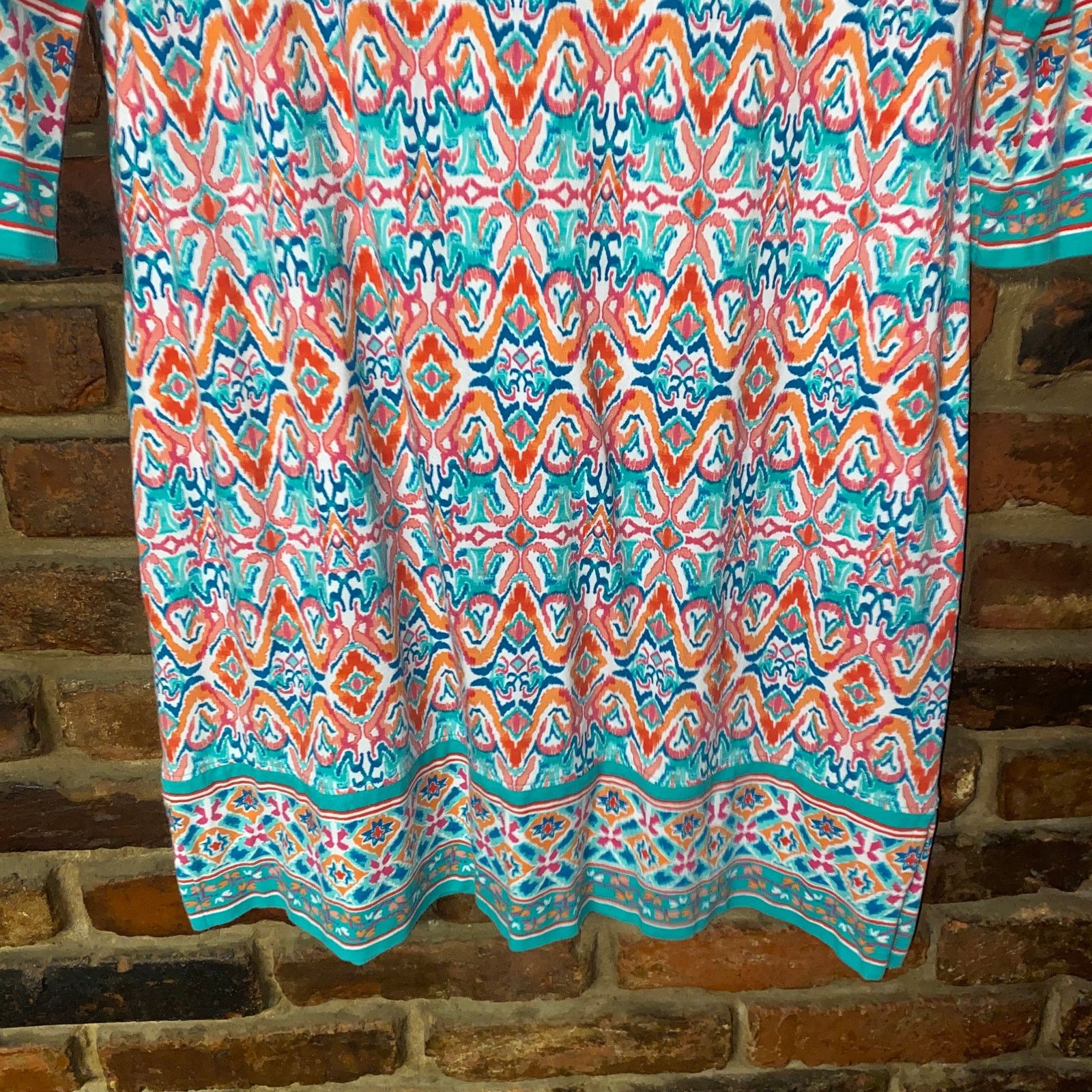 Other Coolibar Oceanside Tunic 3/4 Sleeve Mini Dress Medium Size M / US 6-8 / IT 42-44 - 5 Thumbnail