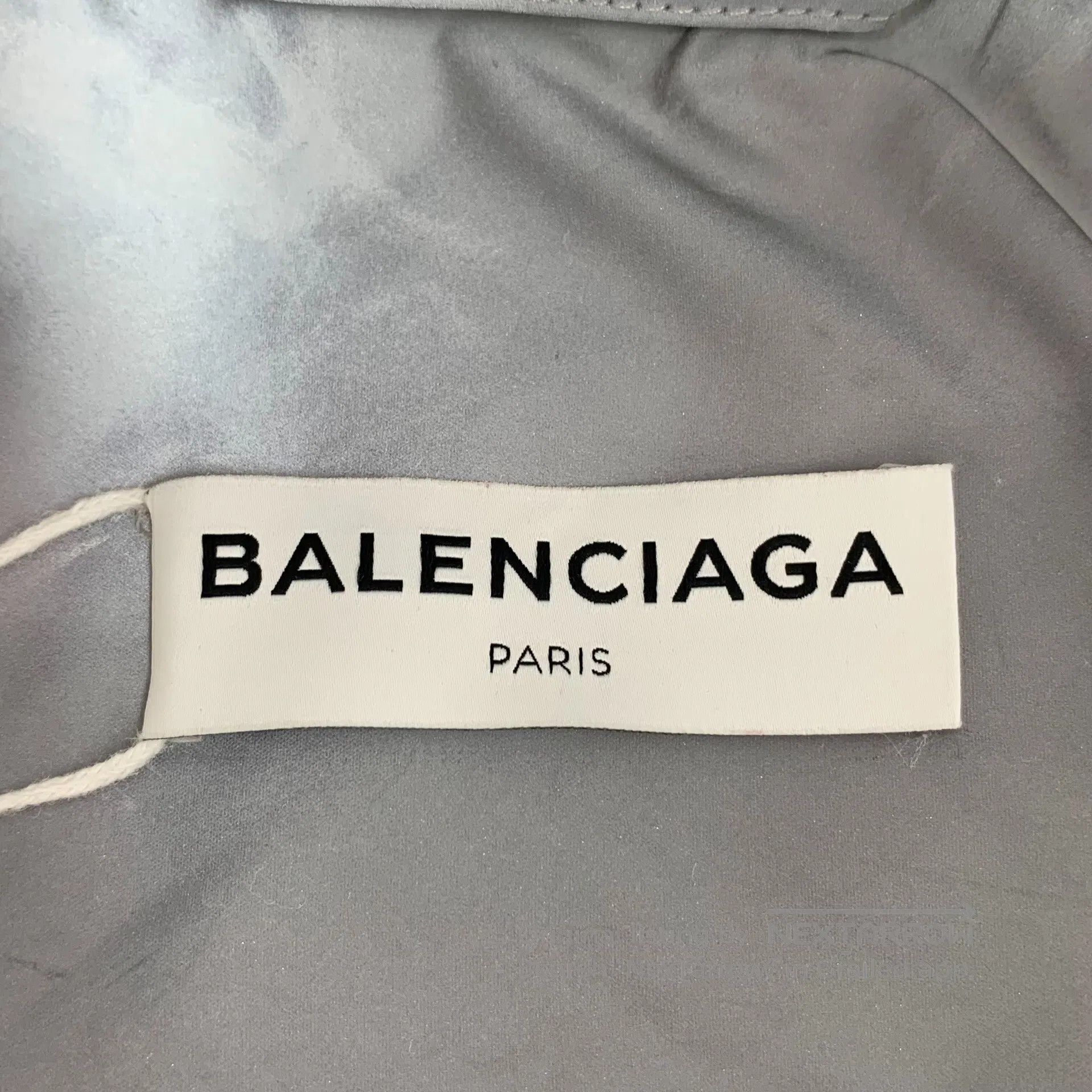 Balenciaga Balenciaga Gray Hooded Drawstring Collar Single Breasted L Size XXS / US 00 / IT 34 - 6 Thumbnail