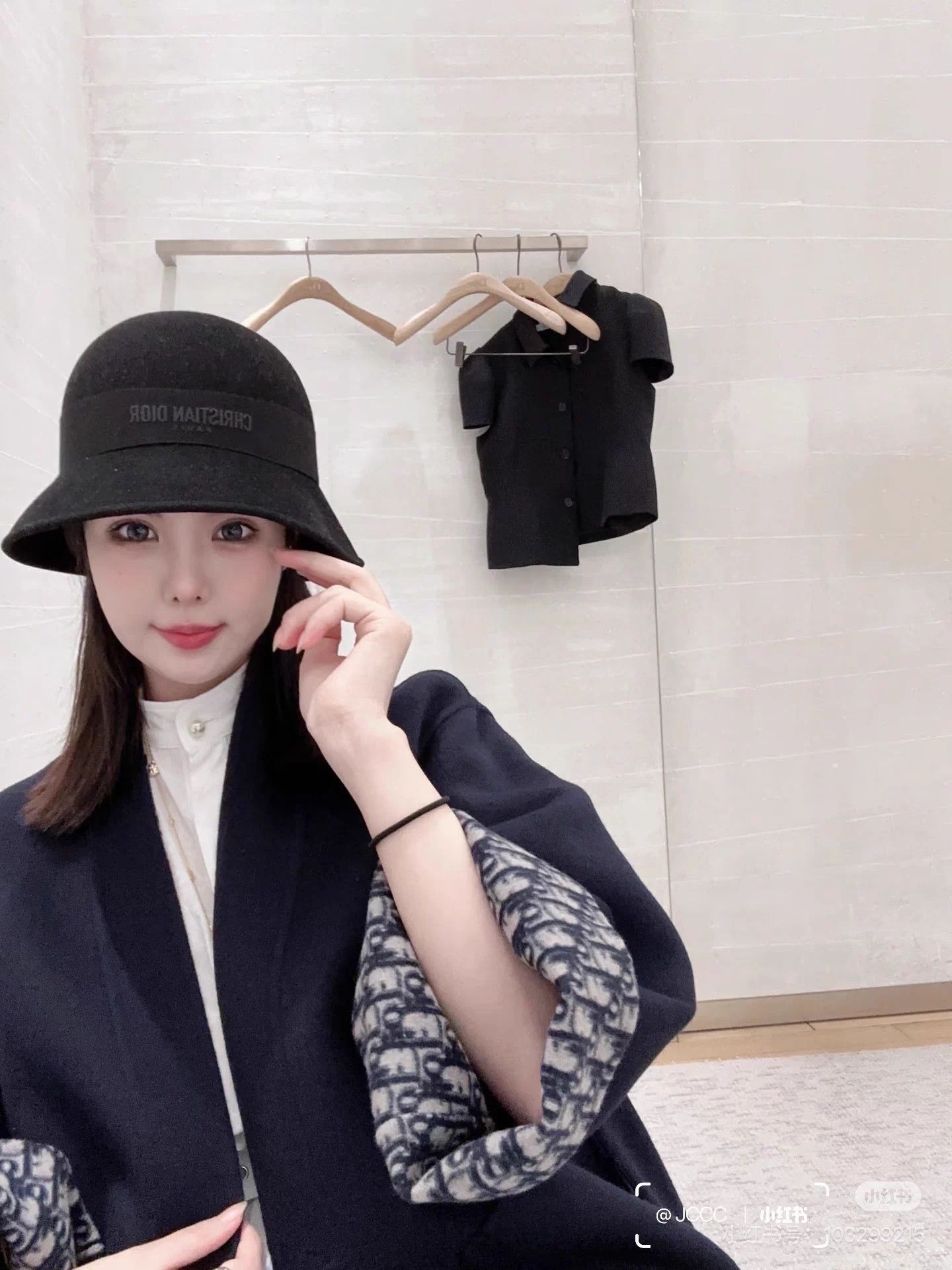 Dior Dior 26 D-Tulipe narrow-bell hat 58 new tagless Size ONE SIZE - 7 Thumbnail