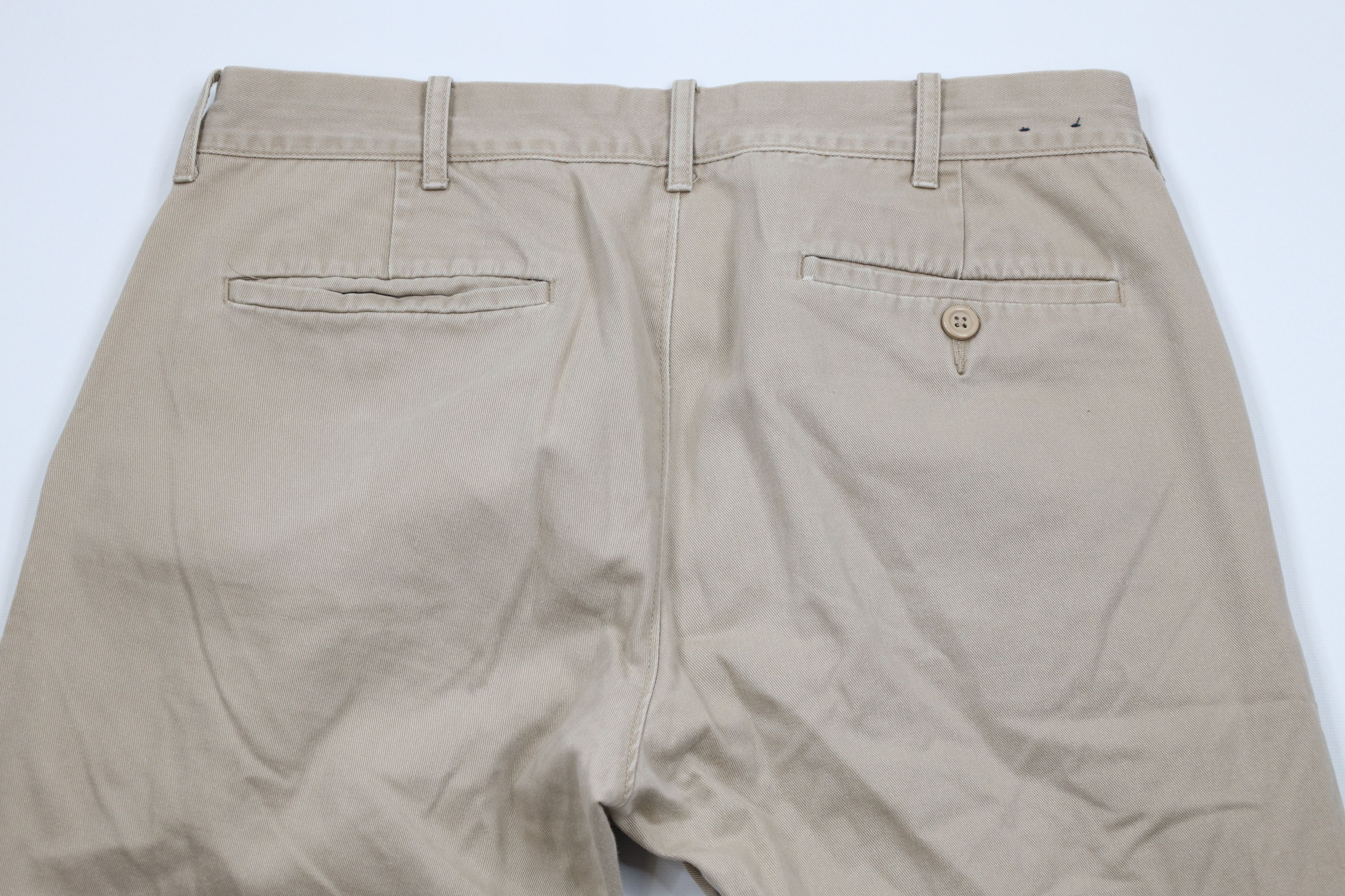 J.Crew × Vintage J Crew The Driggs Slim Fit Chino Pants Trousers Beige Cotton Size US 32 / EU 48 - 9 Thumbnail