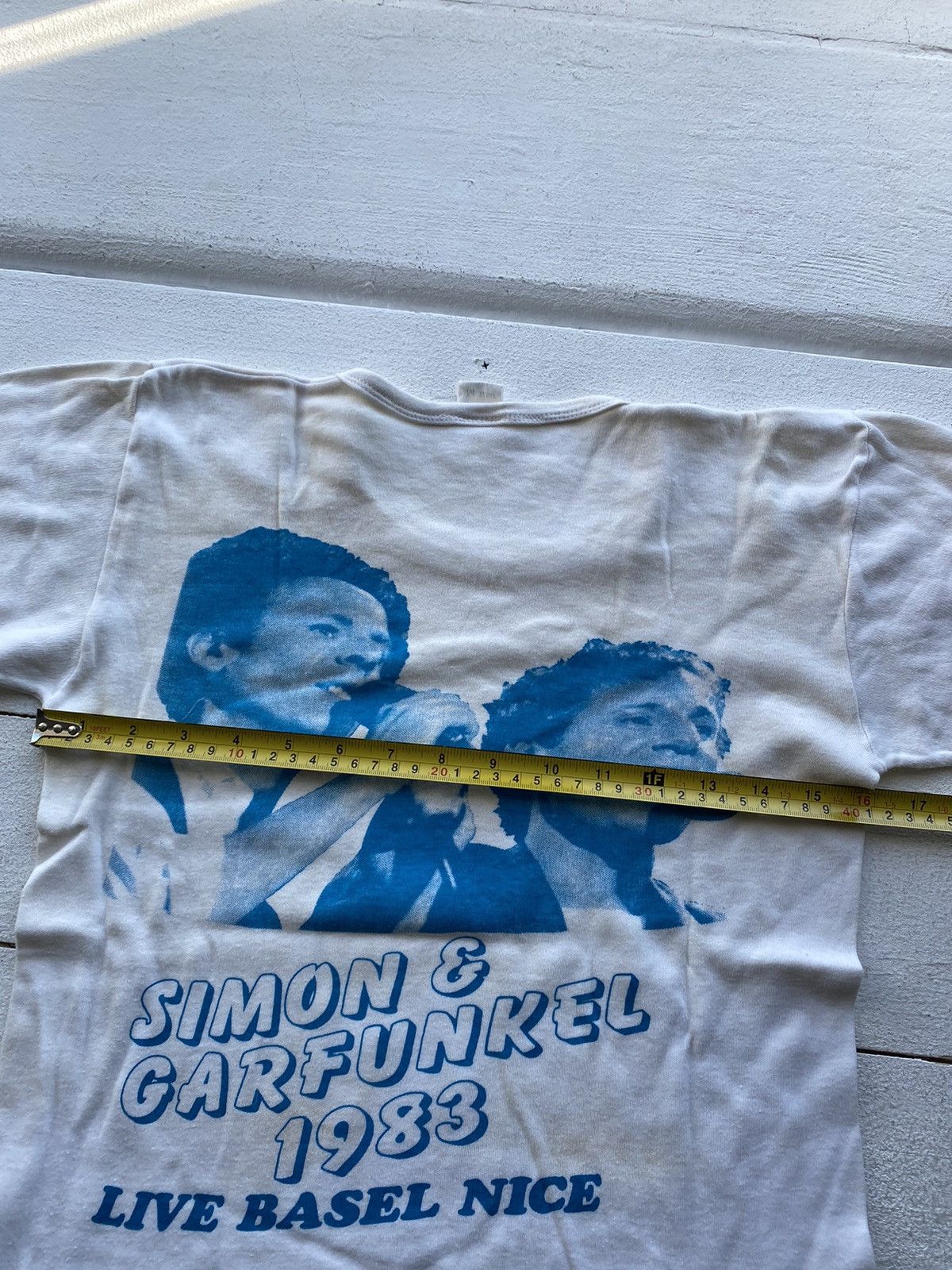 Band Tees × Vintage 1983 Simon Garfunkel Live Basel Nice Tour Shirt mens medium Size US S / EU 44-46 / 1 - 7 Thumbnail
