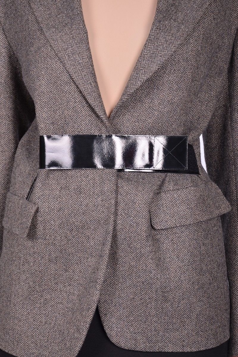 Maison Margiela Last Maison Margiela Grey Woolen Blazer Size XS / US 0-2 / IT 36-38 - 3 Thumbnail