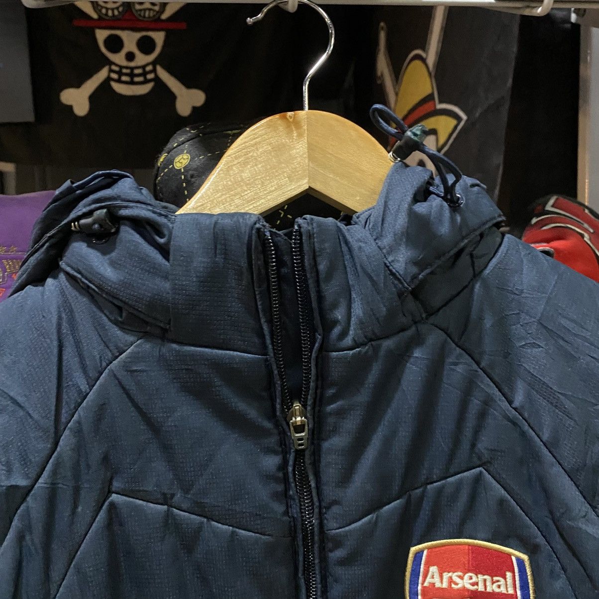 Nike Vintage Arsenal Nike Quilted Jumper Jacket Size US L / EU 52-54 / 3 - 7 Thumbnail