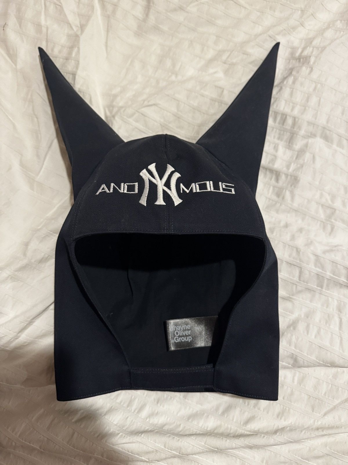 Anonymous Club × Hood By Air Anonymous Club Leather Dunce Cap