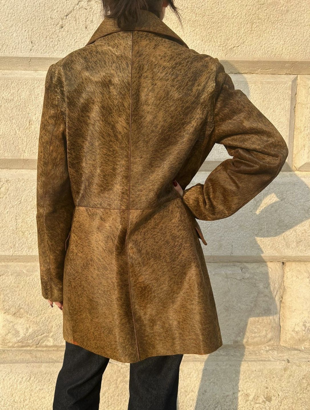Aquascutum Iconic AQUASCUTUM Pony Skin Luxury Coat woman IT size 44 Size M / US 6-8 / IT 42-44 - 8 Thumbnail