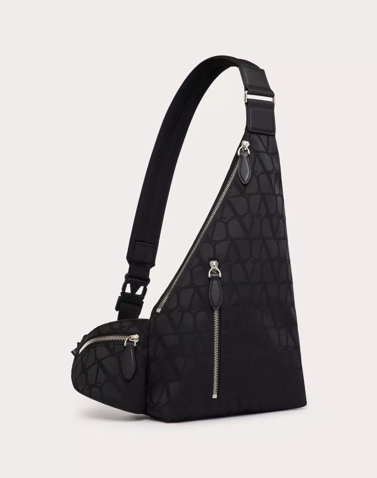 Valentino oc11z0725 Size: OS/ Iconographe Crossbody Backpack in Black Size ONE SIZE - 2 Thumbnail