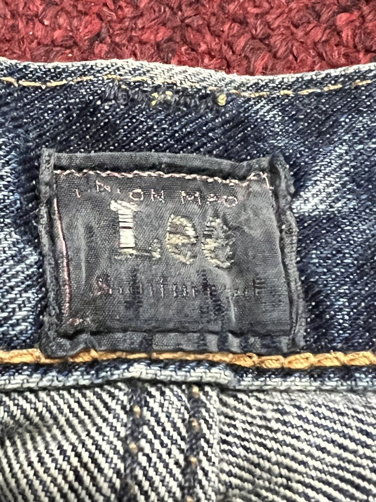 Lee VTG LEE riders union made jeans zipper Size US 31 - 6 Thumbnail
