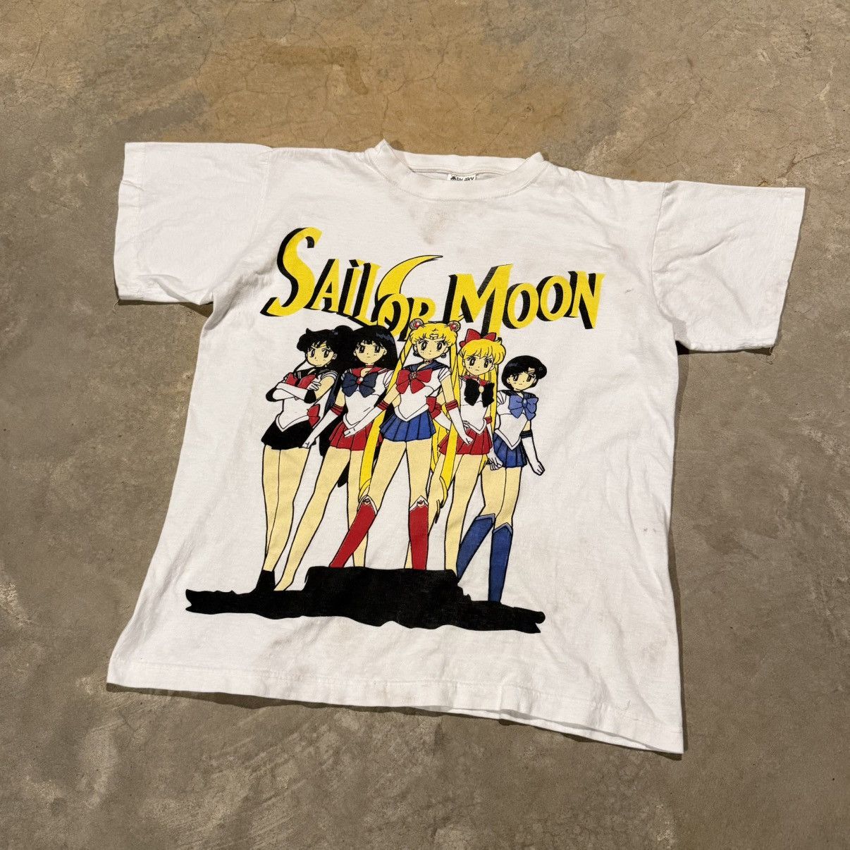 Vintage Vintage 1990s Sailor Moon Anime TV Show Promo Tee Rare Size US L / EU 52-54 / 3 - 2 Thumbnail