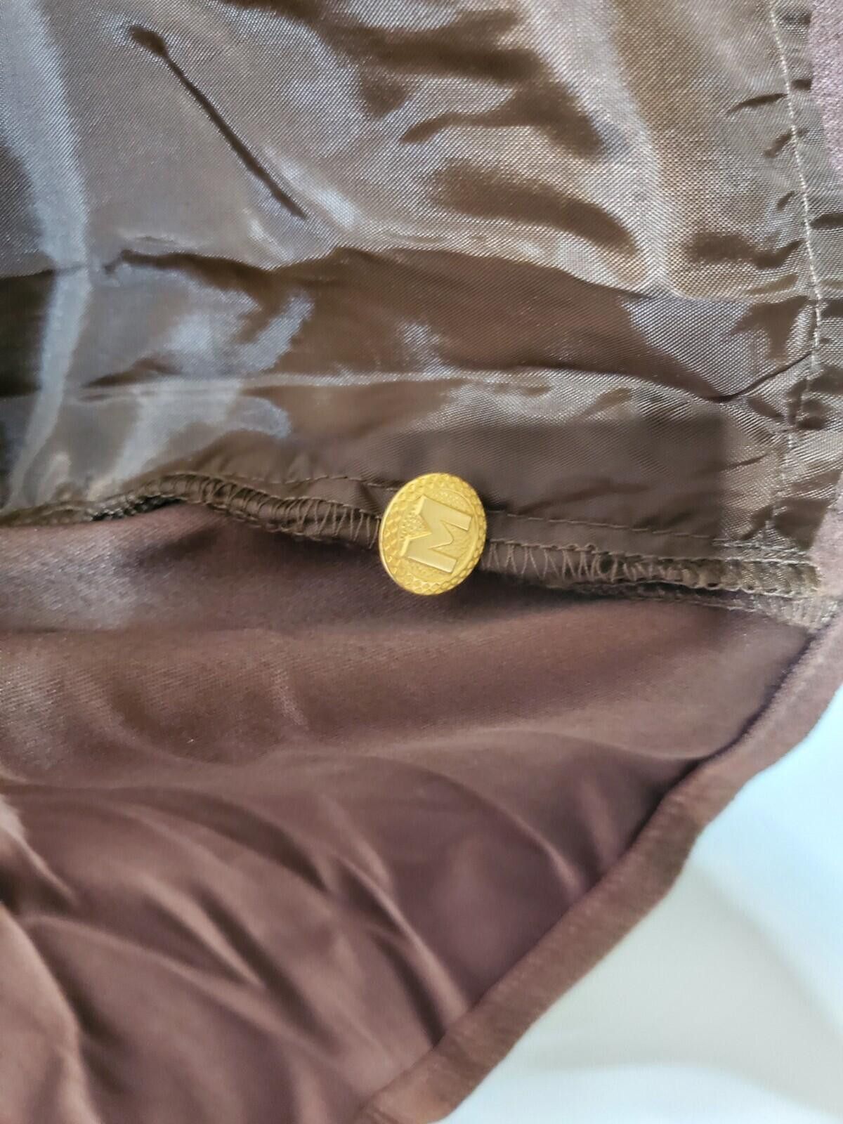 Other Bob Mackie Wearable Art Embroidered Phoenix Brown Jacket 1X Size XL / US 12-14 / IT 48-50 - 8 Thumbnail
