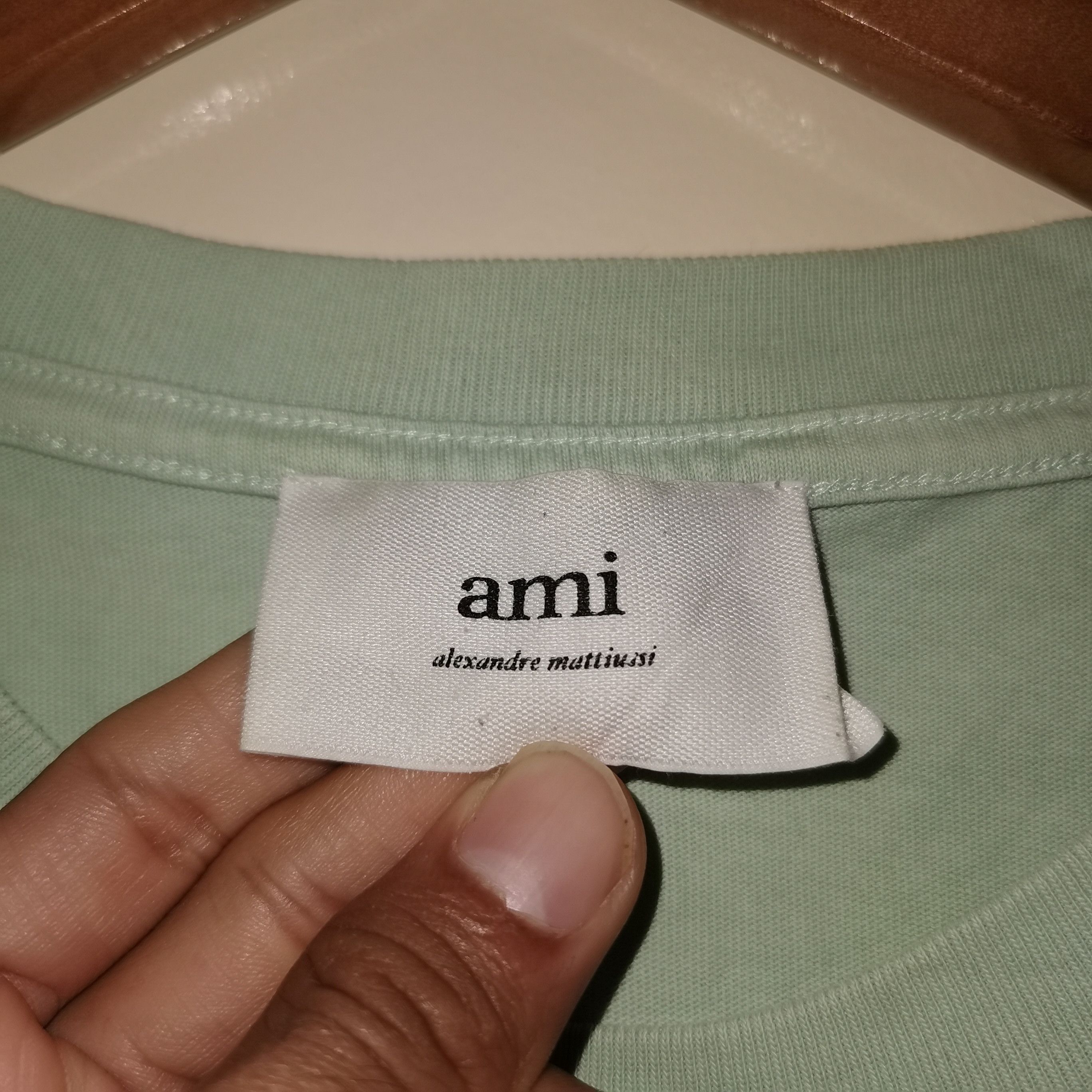 AMI Ami T-Shirt 'Aqua' streetwear size : L Size US L / EU 52-54 / 3 - 6 Thumbnail