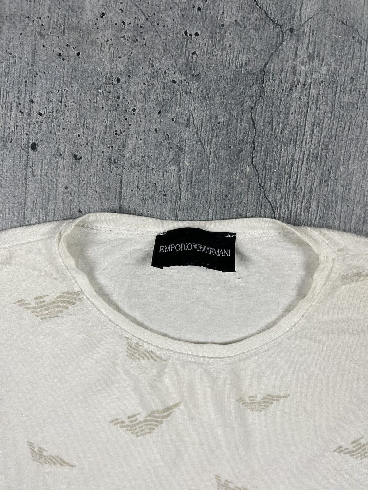 Giorgio Armani Vintage Armani Monogram Logo long sleeve T-shirt Size US M / EU 48-50 / 2 - 5 Thumbnail