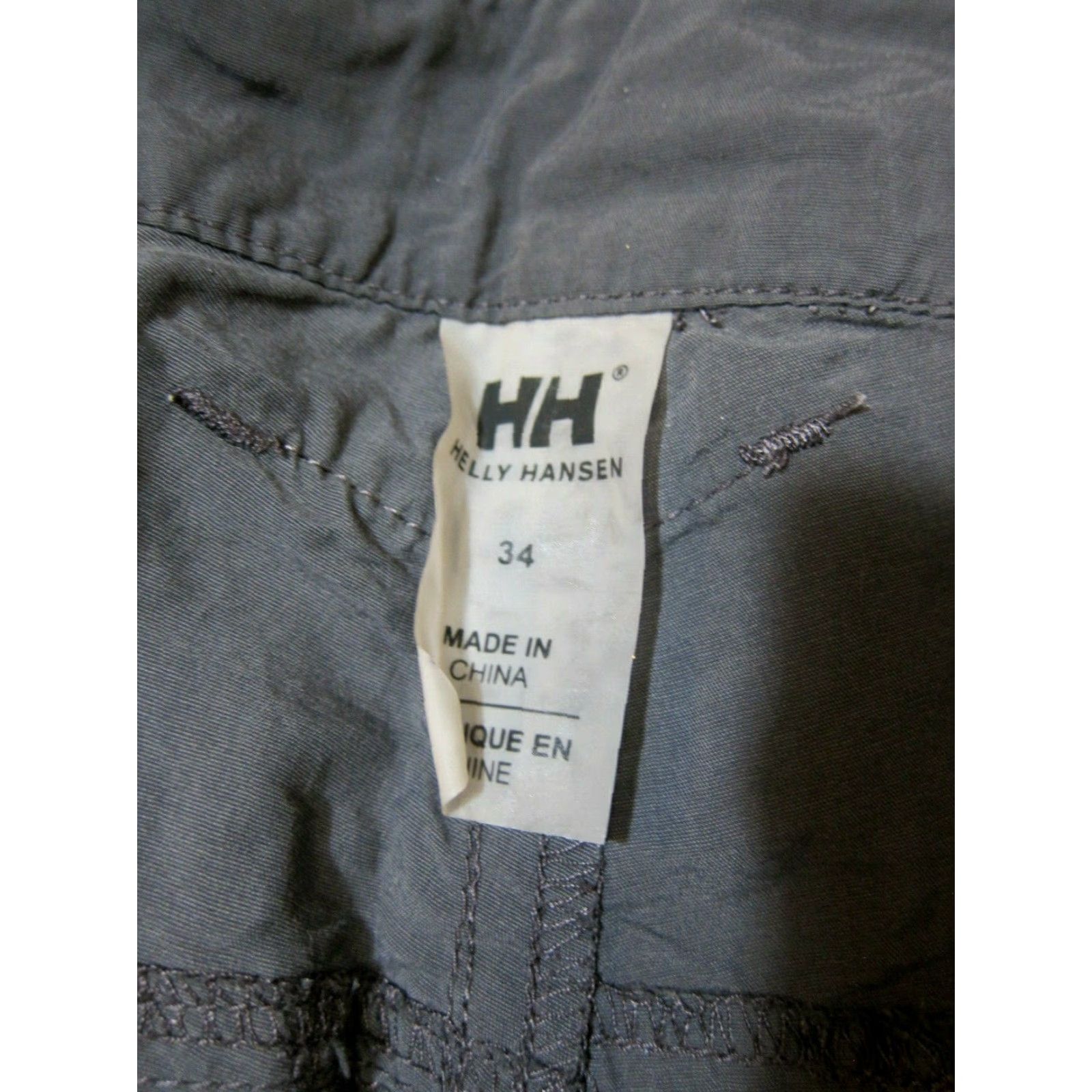 Helly Hansen Helly Hansen Grey Hike Travel Outdoor Cropped Cargo Pant Women Size 34 Size 24" / US 00 / IT 34 - 3 Thumbnail