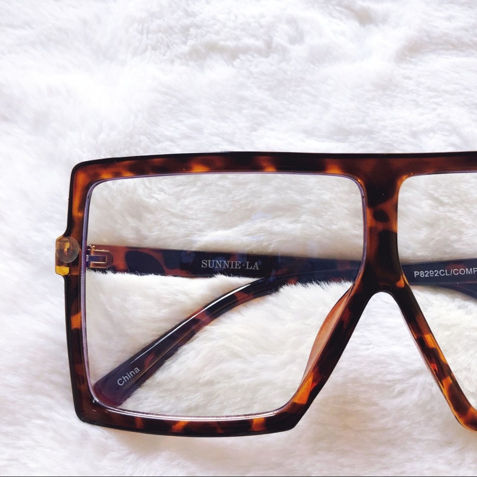 Other Lana Brown Rectangle Computer Light Glasses Size ONE SIZE - 2 Thumbnail