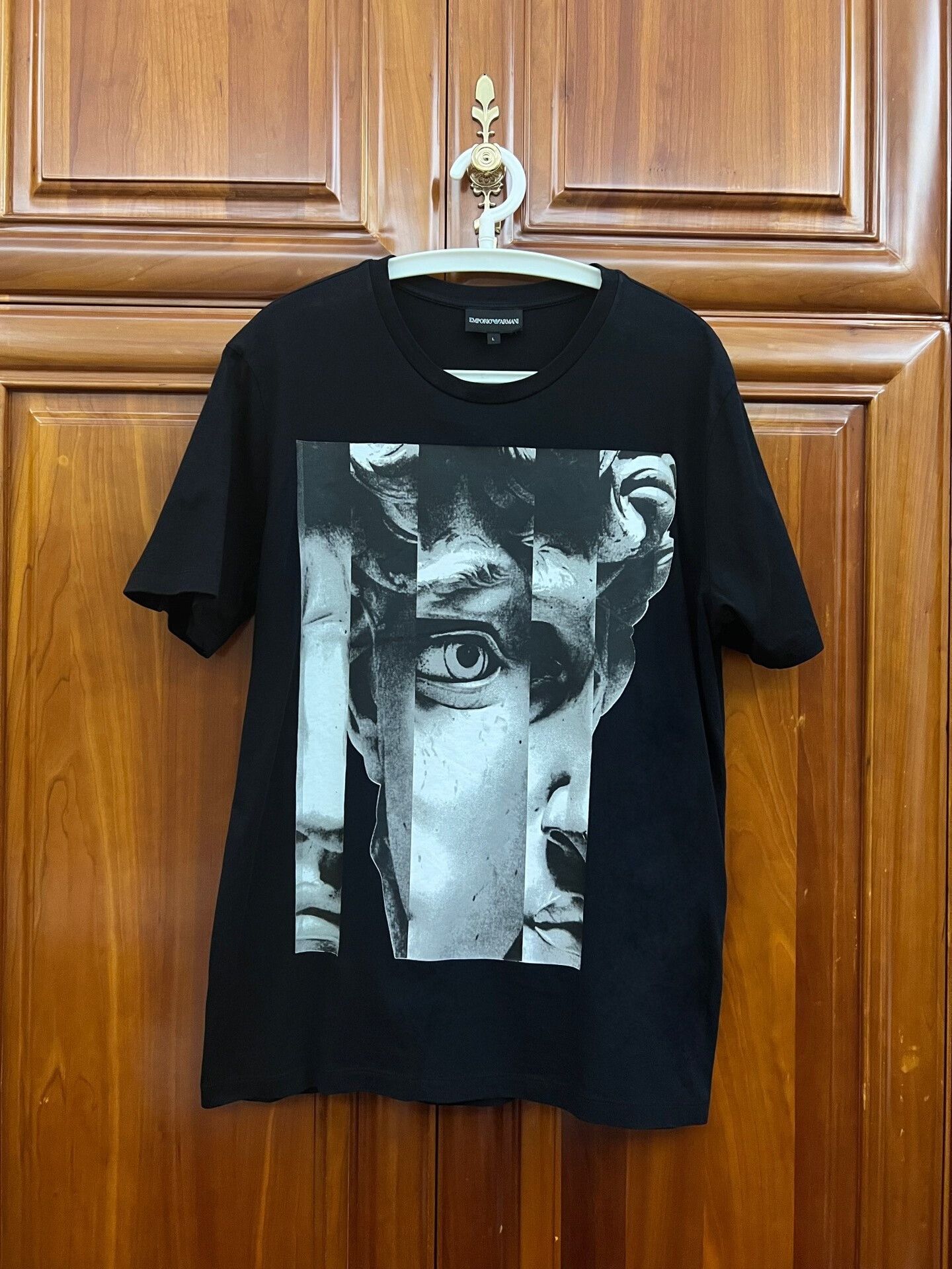 Emporio Armani Emporio Armani Vintage Printed Short Sleeve Tee Size US L / EU 52-54 / 3 - 1 Thumbnail