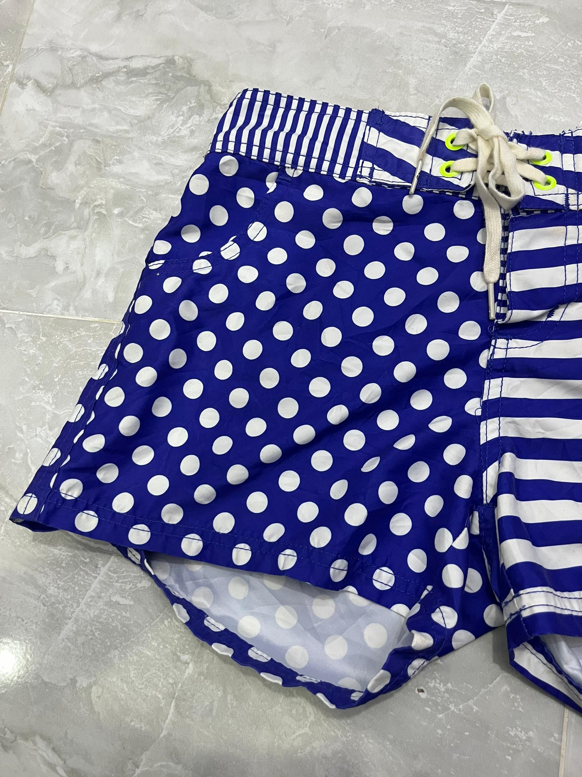 Billabong Vintage Billabong Polka Stripe Boardshorts 28” Size US 28 / EU 44 - 3 Thumbnail