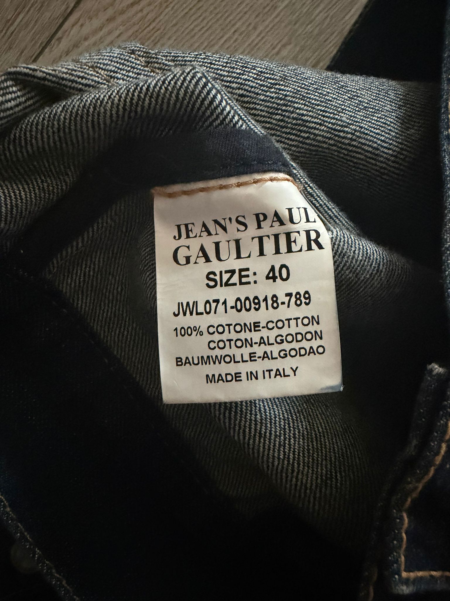 Jean Paul Gaultier Jean Paul Gaultier Jeans 90s Flower Denim Jacket Navy Sz L Size US M / EU 48-50 / 2 - 6 Thumbnail