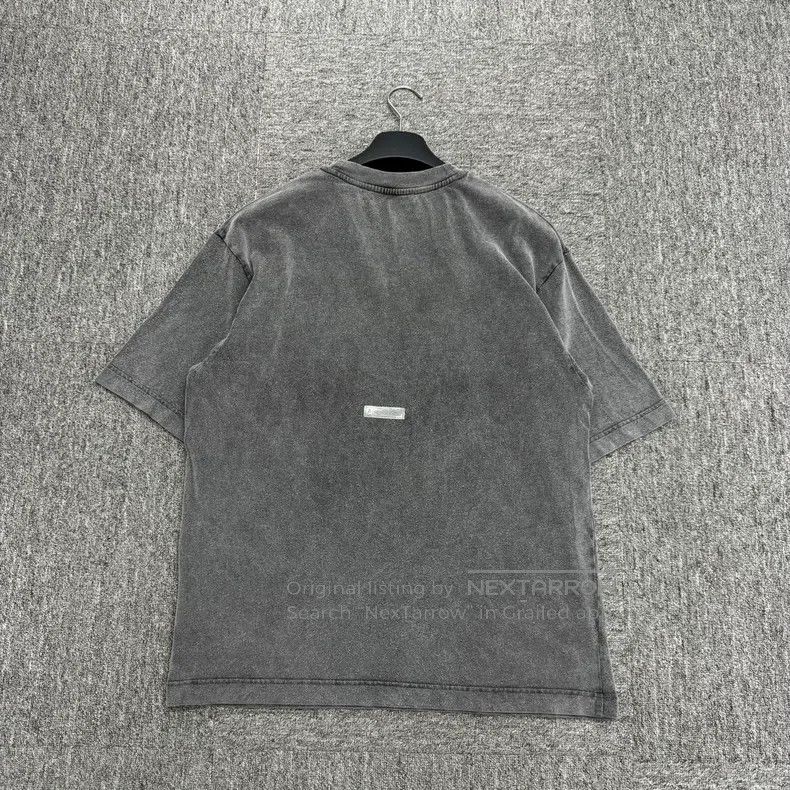 Acne Studios Acne Studios Grey distressed short-sleeved shirt Size US S / EU 44-46 / 1 - 2 Thumbnail