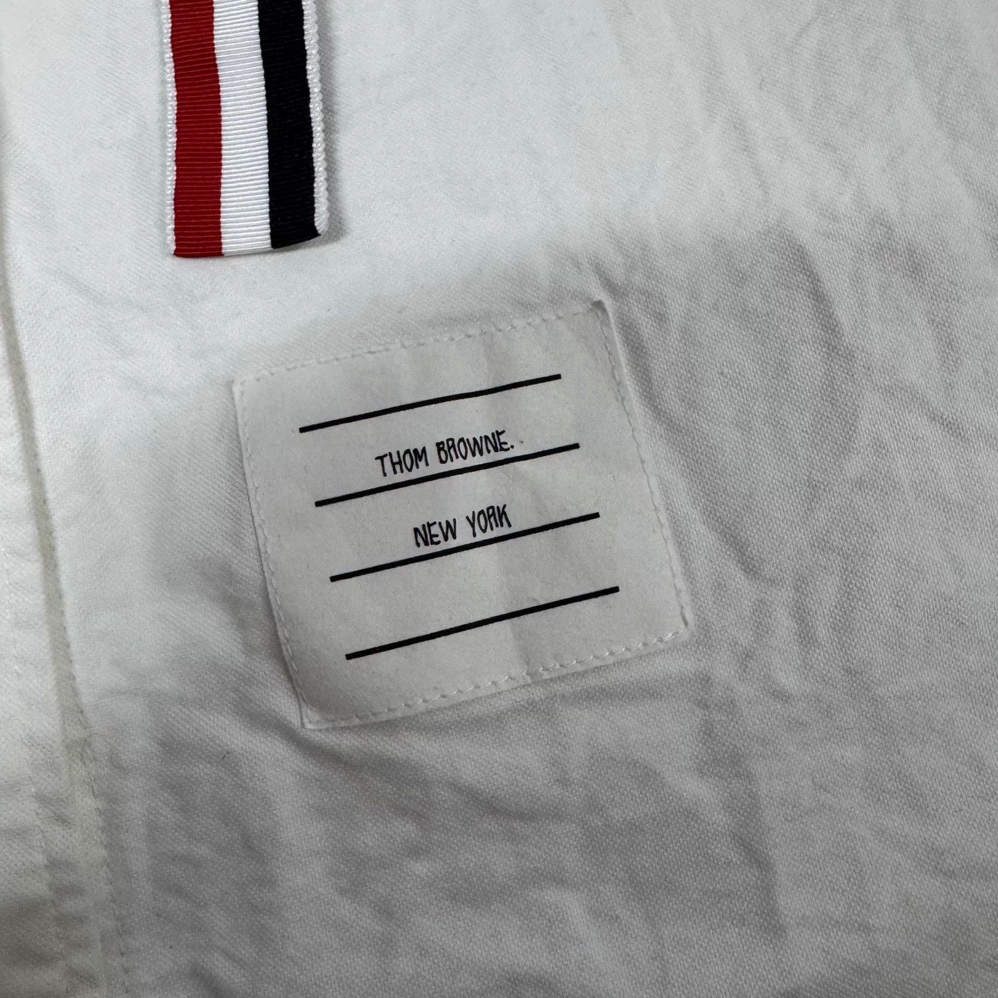 Thom Browne Thom Browne White Striped Drawstring Shirt-Dress 40 99New Size S / US 4 / IT 40 - 6 Thumbnail