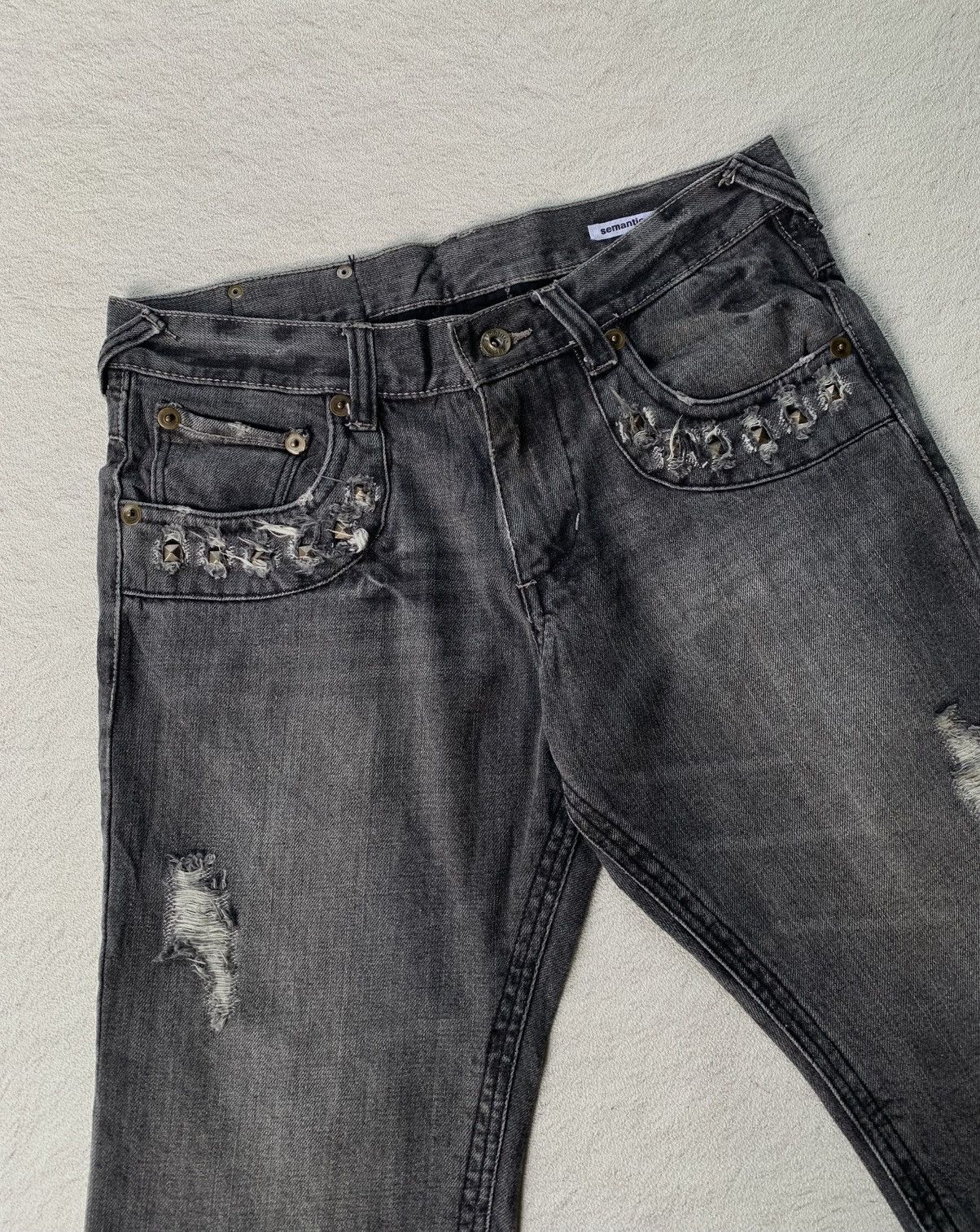 semanticdesign 2000s Semanticdesign Distressed Short Size US 32 / EU 48 - 2 Thumbnail