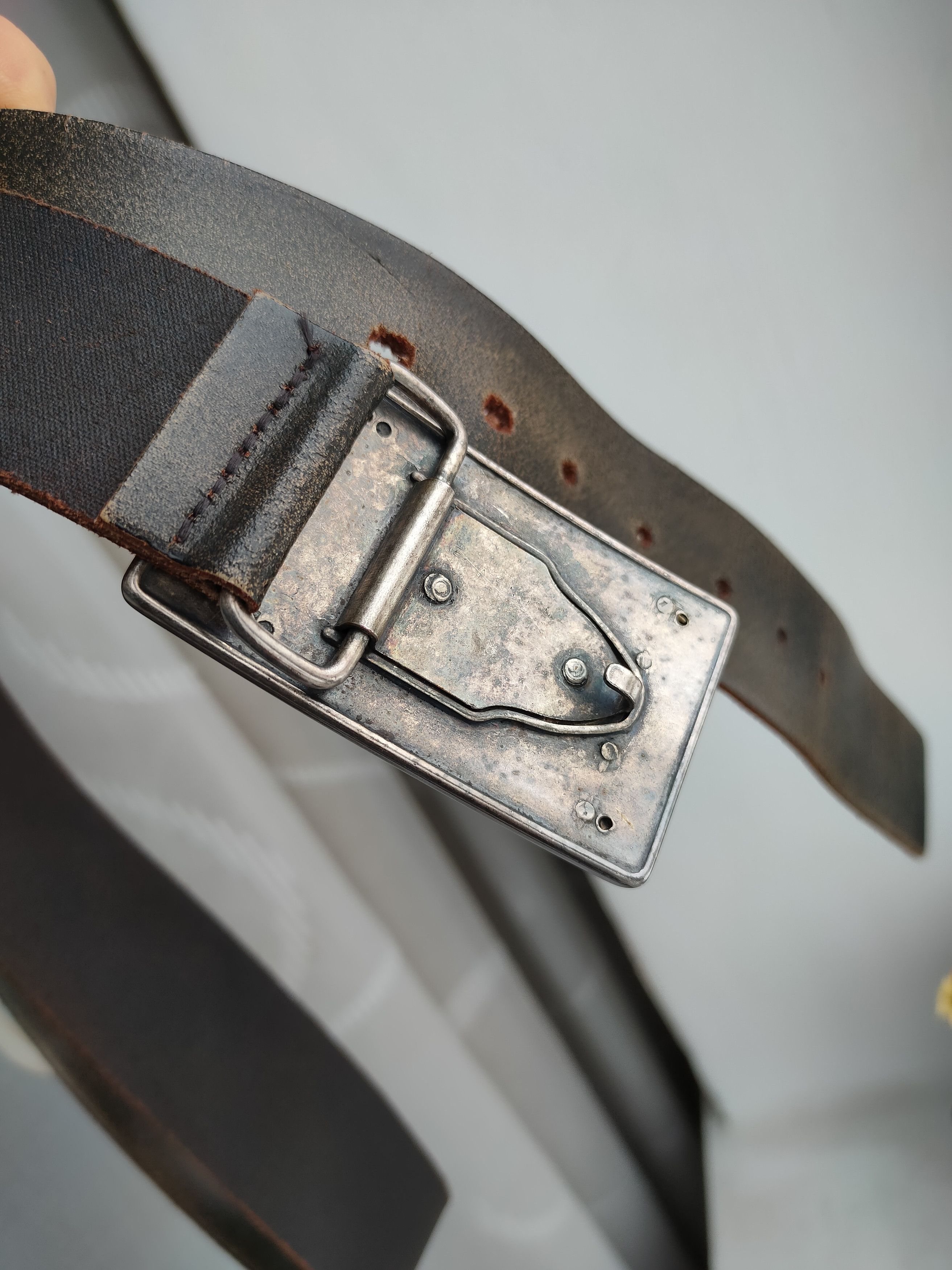 Burton Vintage Y2K Burton Leather Belts Buckle England Size ONE SIZE - 7 Thumbnail