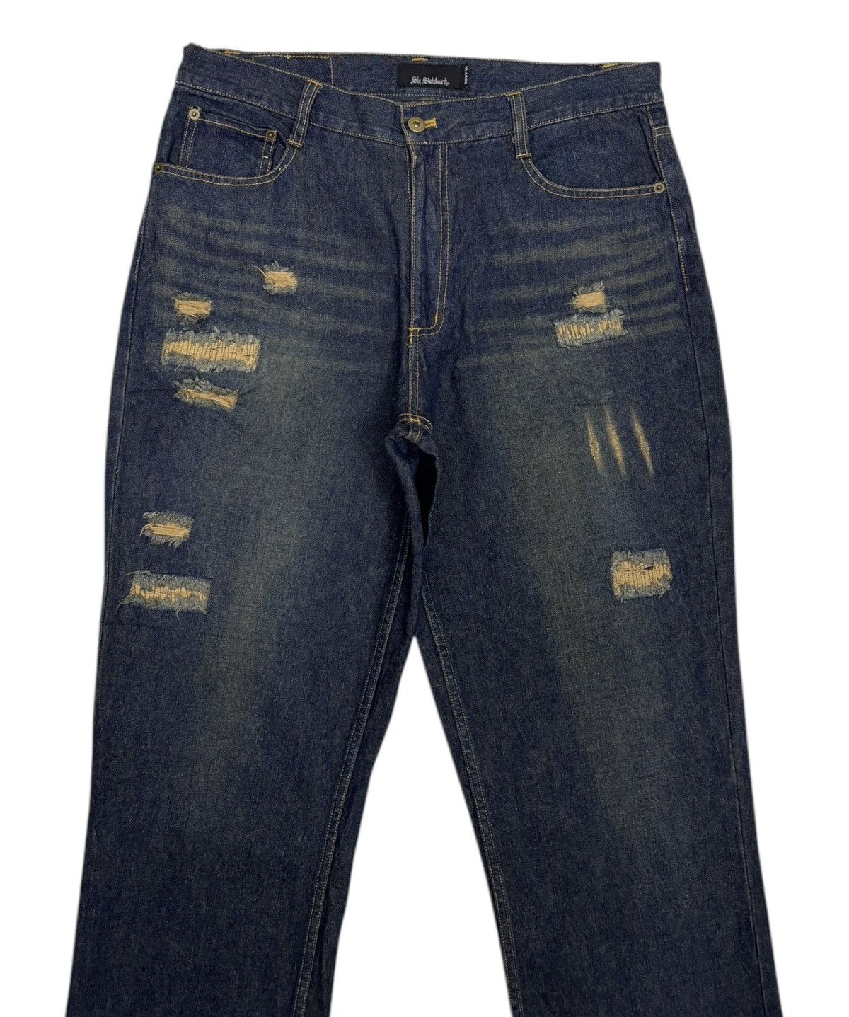 If Six Was Nine × Japanese Brand × Le Grande Bleu (L.G.B.) Sly Skateboards Baggy Jeans Rusty Distressed Style Jean Size US 36 / EU 52 - 5 Thumbnail