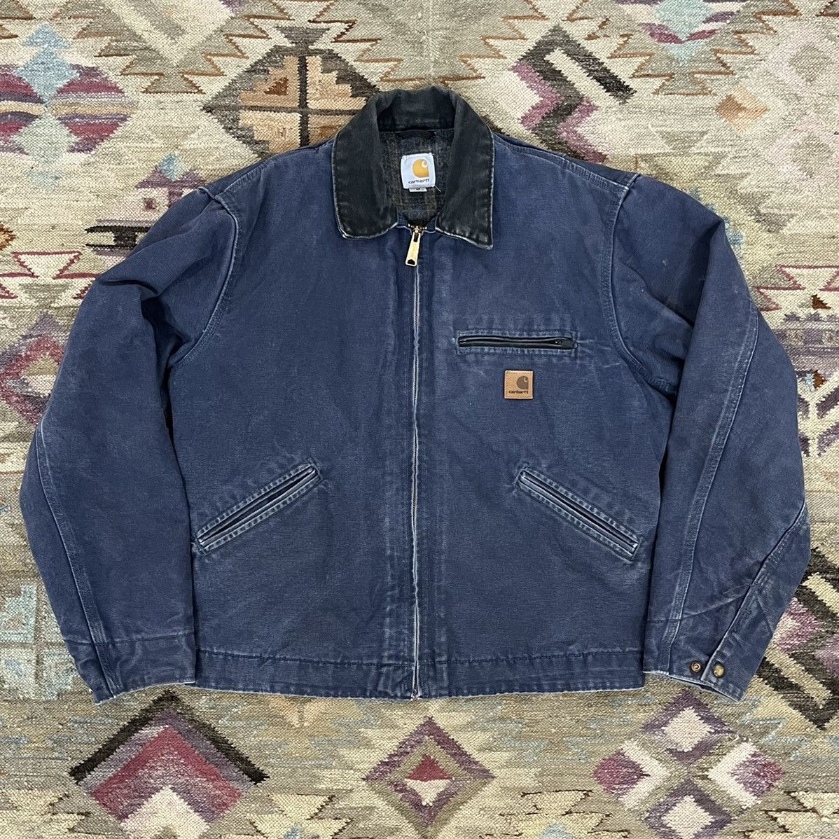 Carhartt Carhartt Detroit Jacket J97 Navy Blue Size M | Grailed