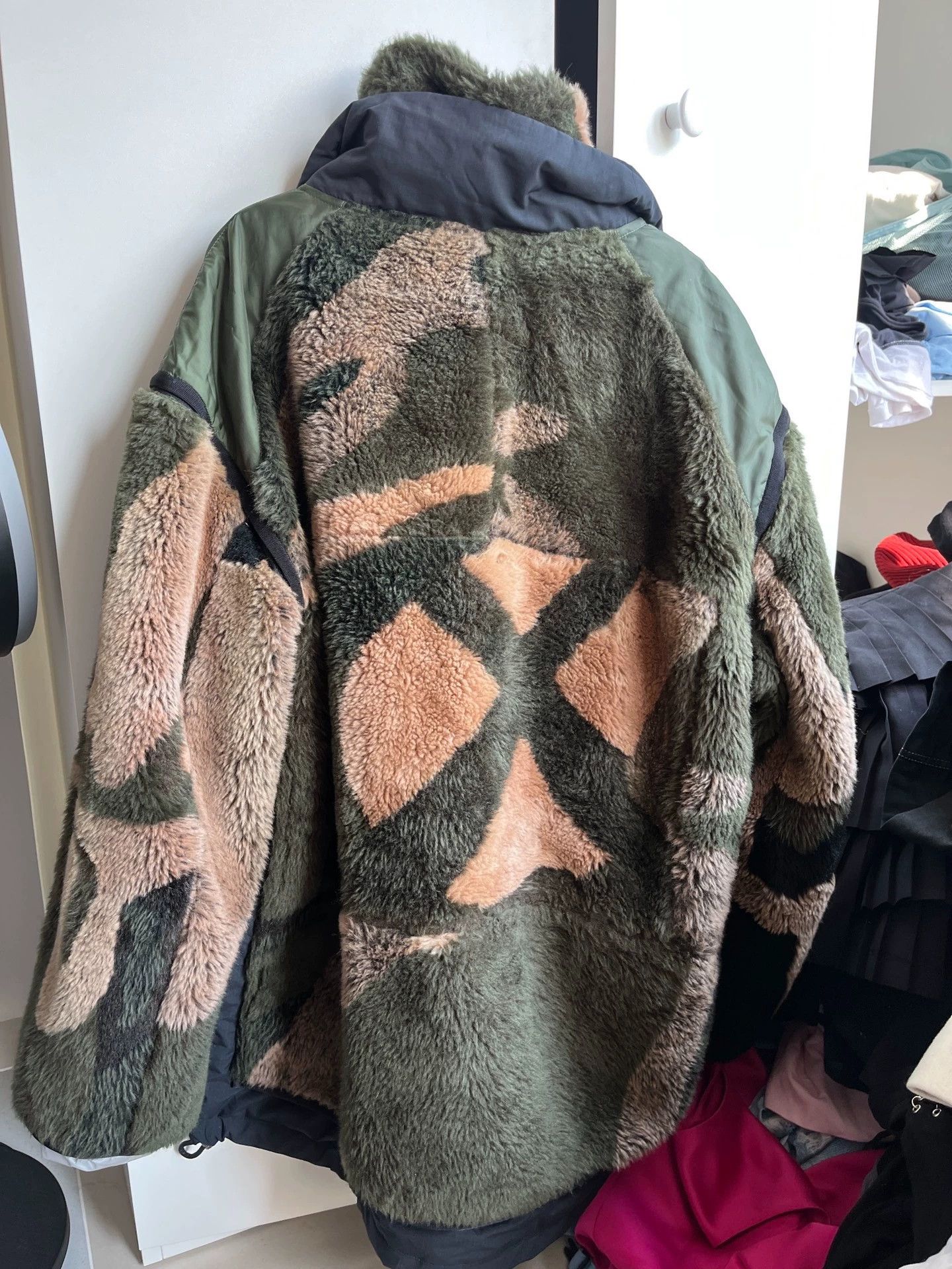 Sacai sacai techwear teddy fur thick parka US 2 95new Size US M / EU 48-50 / 2 - 2 Thumbnail