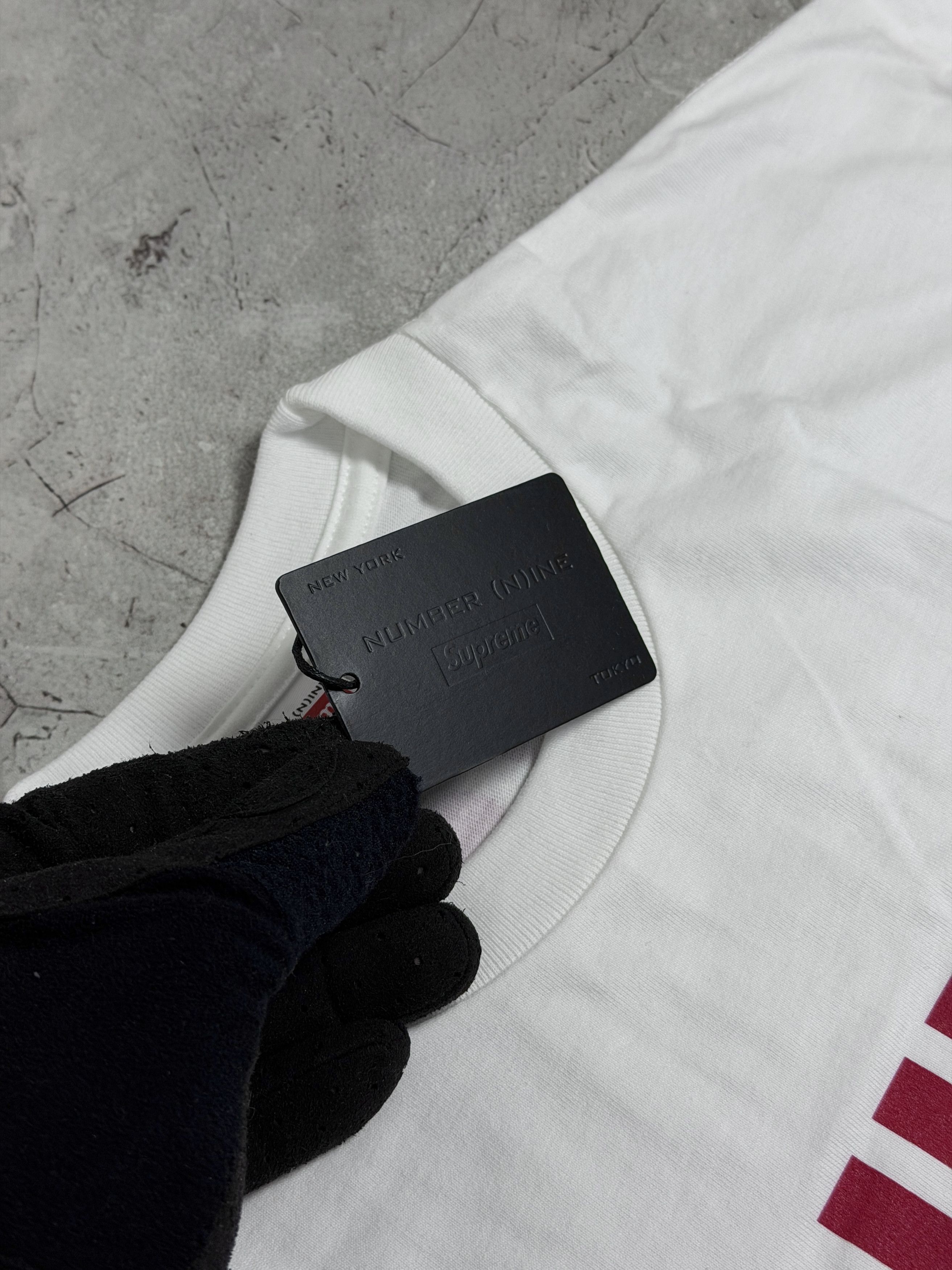 Number (N)ine × Supreme Supreme Number Nine Shut Up, White Size US L / EU 52-54 / 3 - 11 Thumbnail