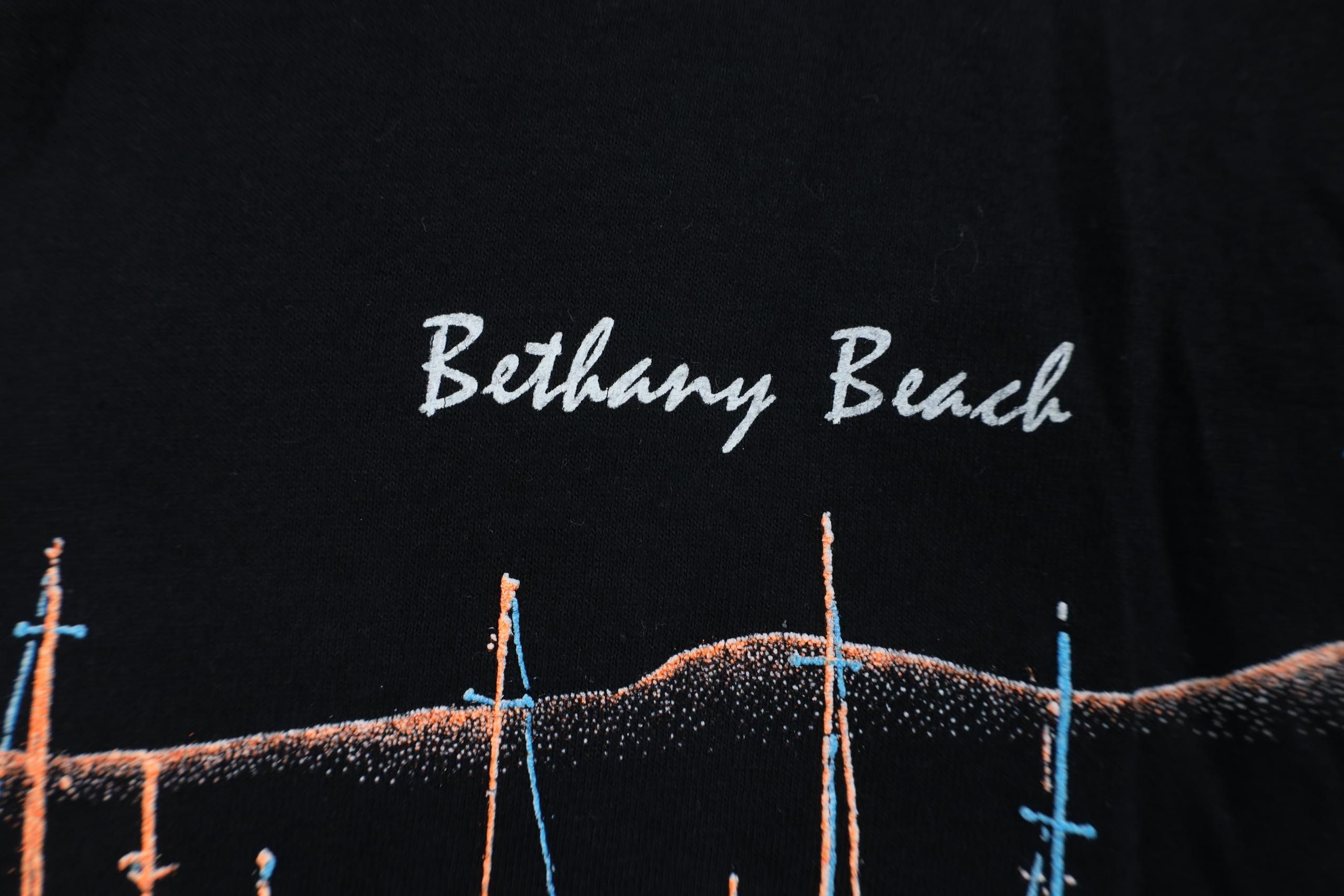 Vintage Vintage 90s Streetwear Beach Sailing Boat T-Shirt USA Size L / US 10 / IT 46 - 5 Thumbnail