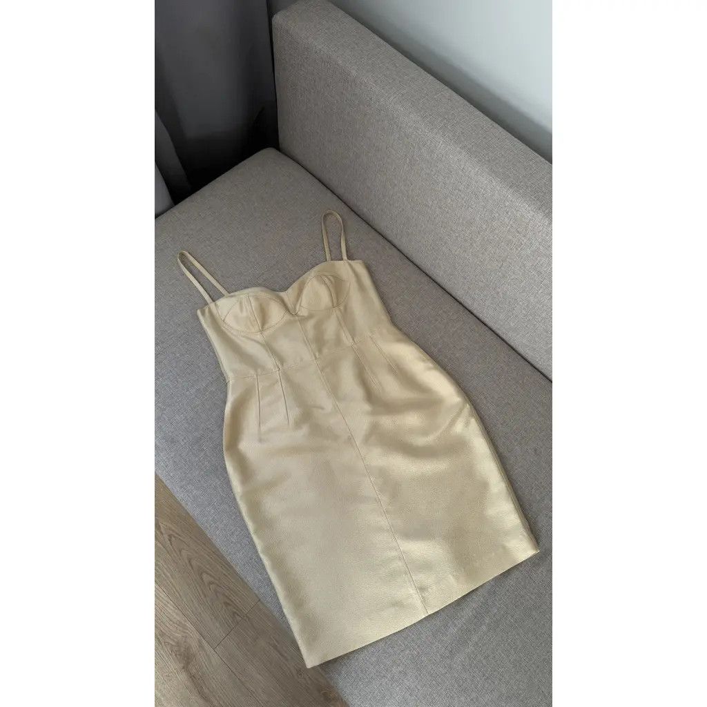 Dolce & Gabbana Dolce & Gabbana Gold Corset Bustier Bodycon Dress Size IT 44 Size M / US 6-8 / IT 42-44 - 3 Thumbnail