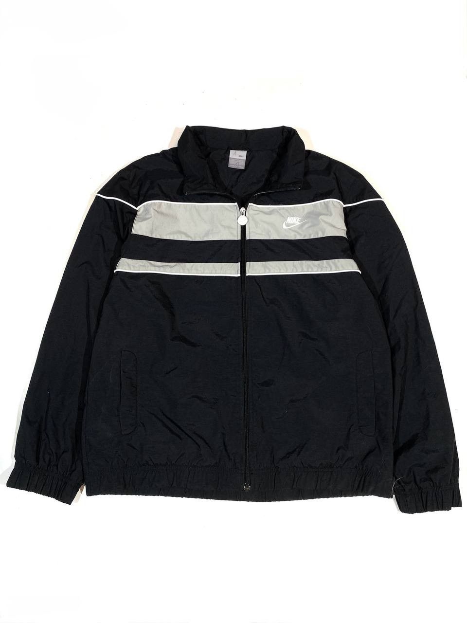 Nike × Vintage 00s Vintage Y2K Nylon Windbreaker Nike Light Jacket Size US L / EU 52-54 / 3 - 1 Thumbnail