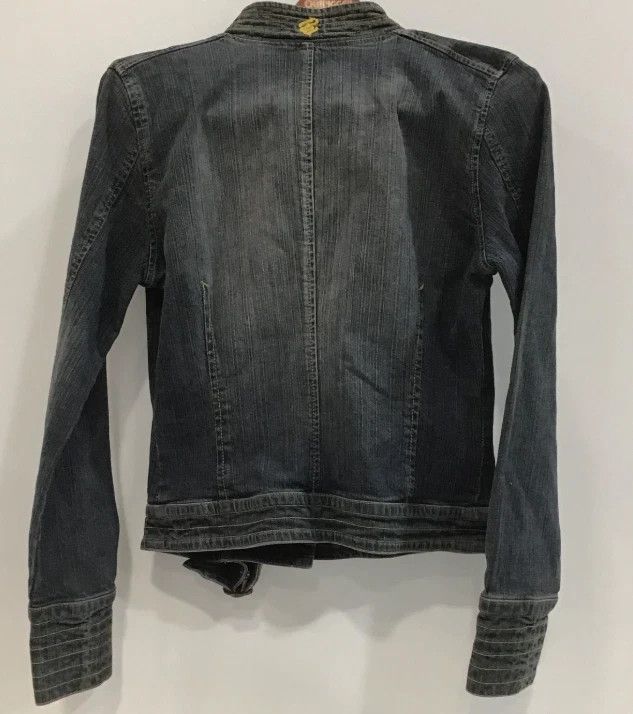 Rocawear ROCAWEAR Jacket Size L Stretch Denim Jean Jacket Y2K Size L / US 10 / IT 46 - 2 Thumbnail