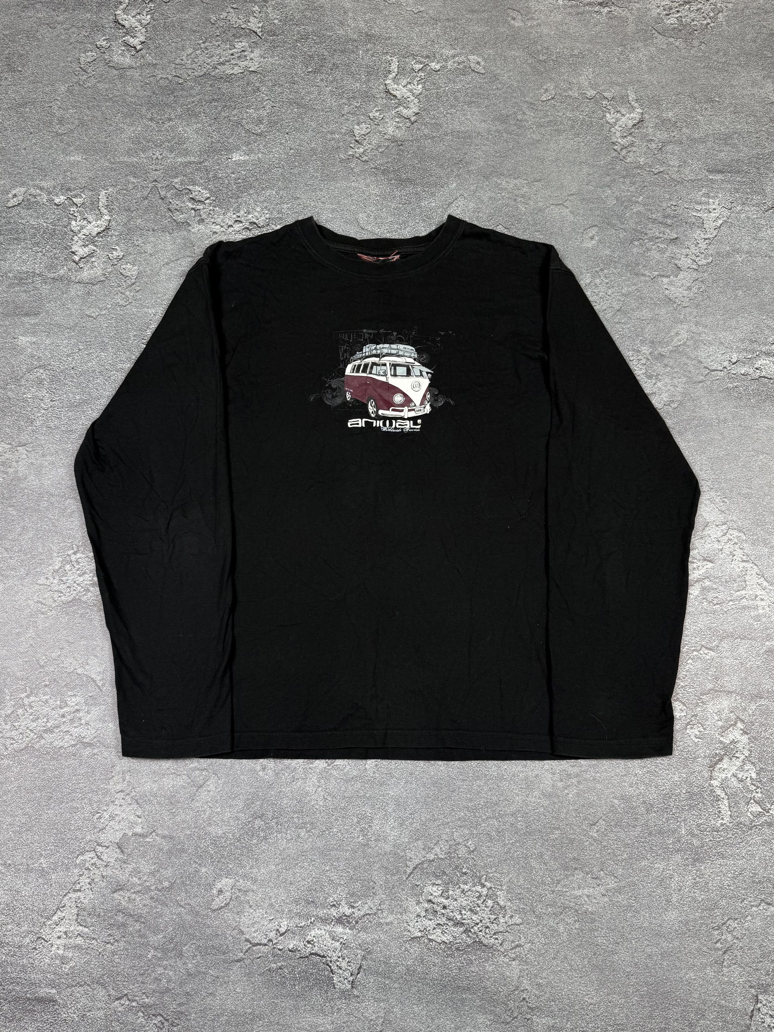 Billabong Y2K Animal Hippie Car Black Surf Style Longsleeve Size US L / EU 52-54 / 3 - 1 Thumbnail