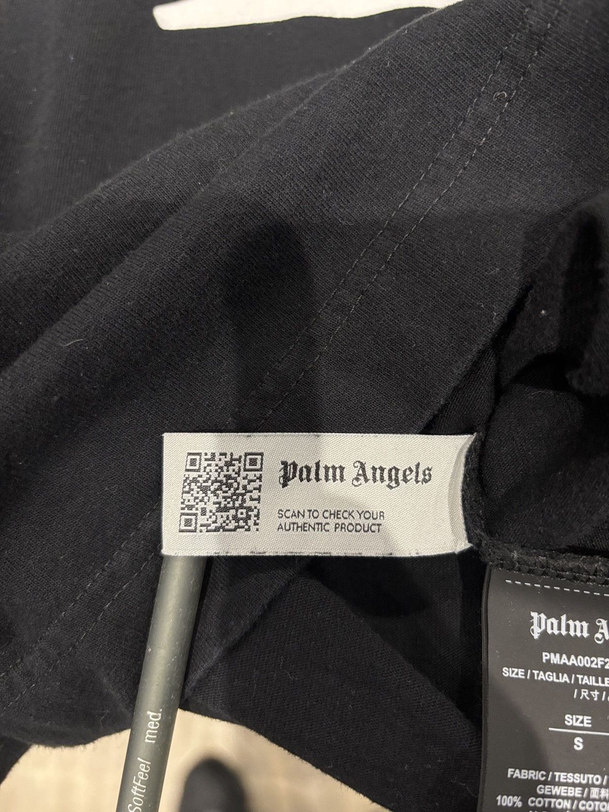 Palm Angels Palm Angels Cursive Script Logo Shirt Black Size US S / EU 44-46 / 1 - 5 Thumbnail